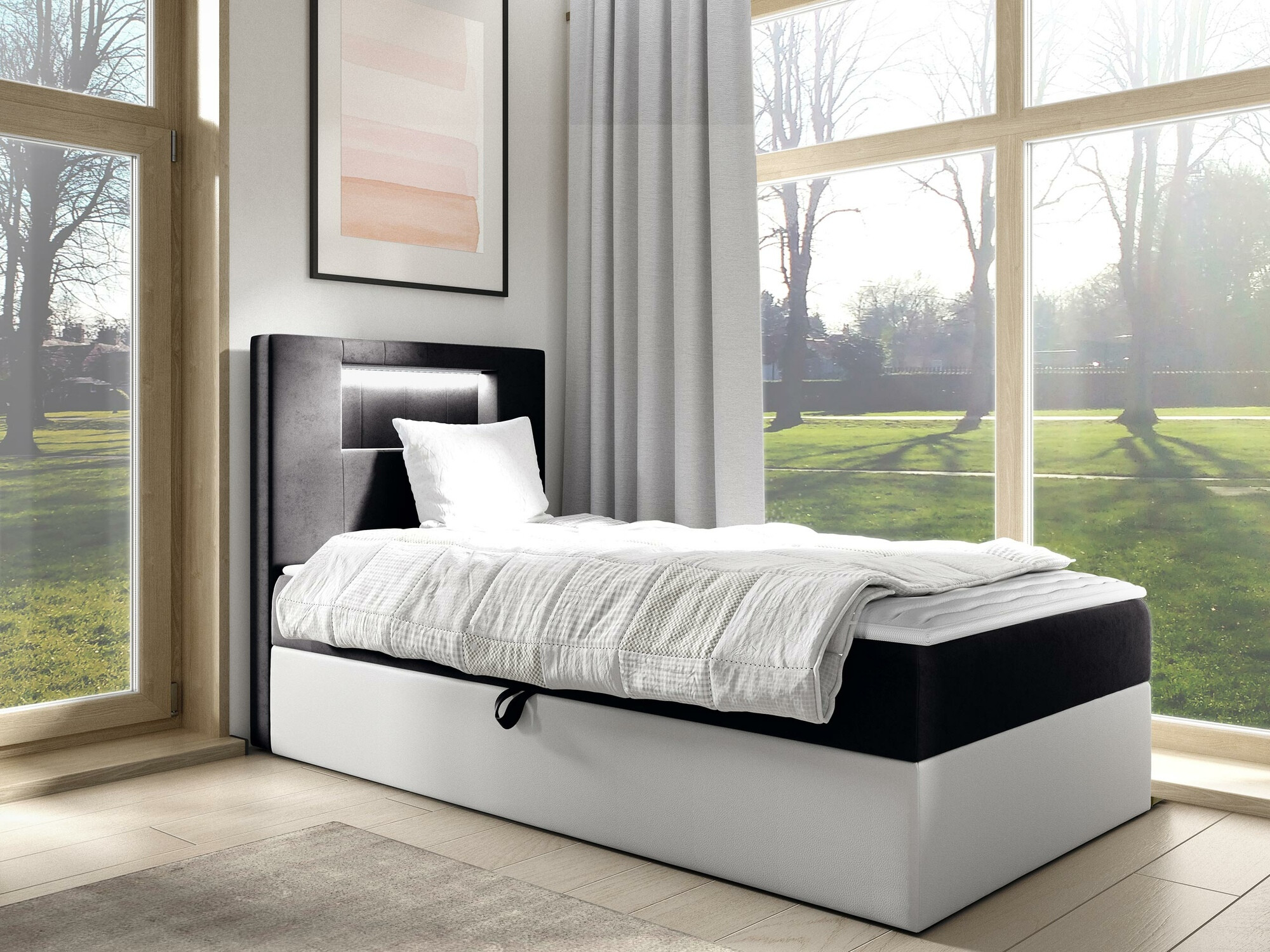 Letto continentale Lucus V (Soft 017 + Fresh 17)