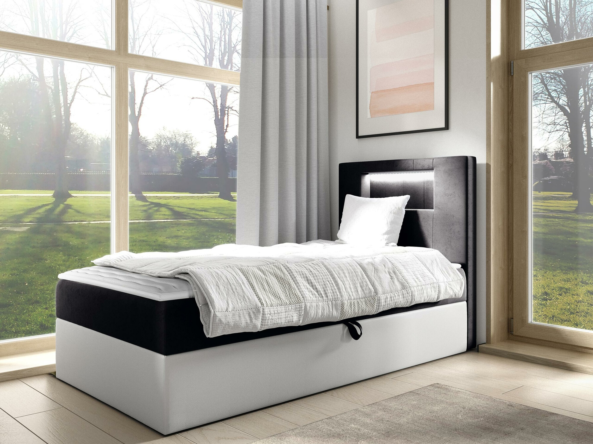 Letto continentale Lucus V (Soft 017 + Fresh 17)