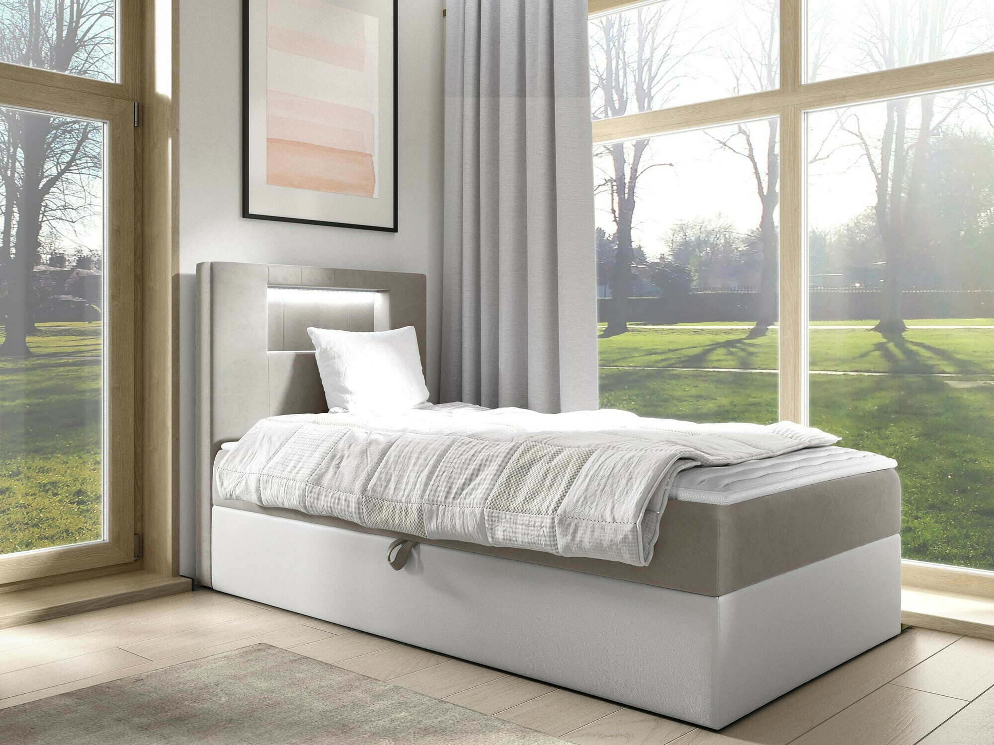 Letto continentale Lucus V (Soft 017 + Fresh 1)