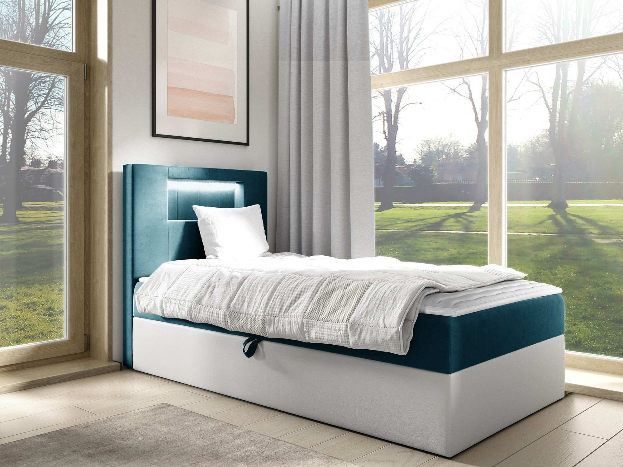 Letto continentale Lucus V (Soft 017 + Fresh 34)