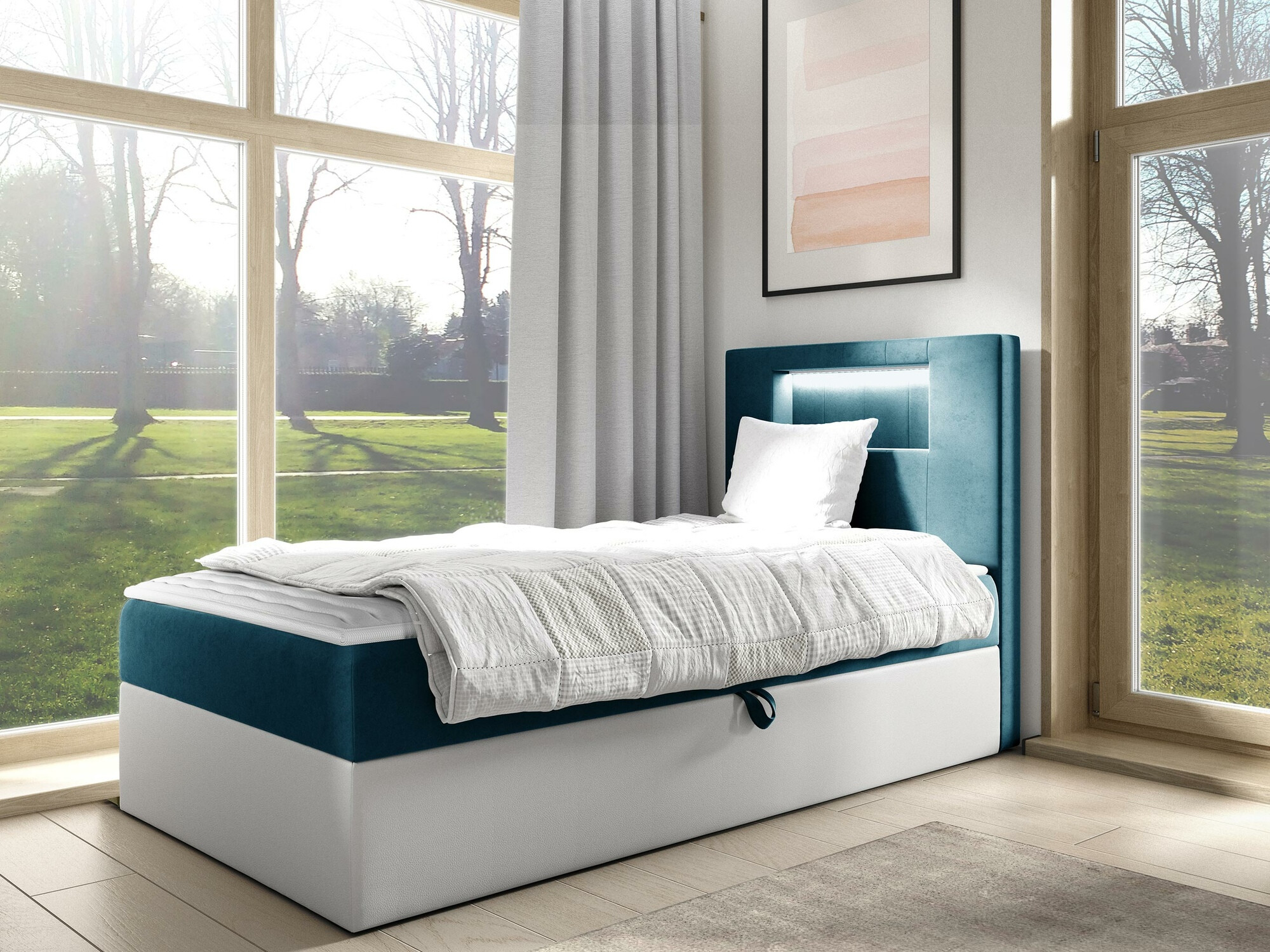 Letto continentale Lucus V (Soft 017 + Fresh 34)