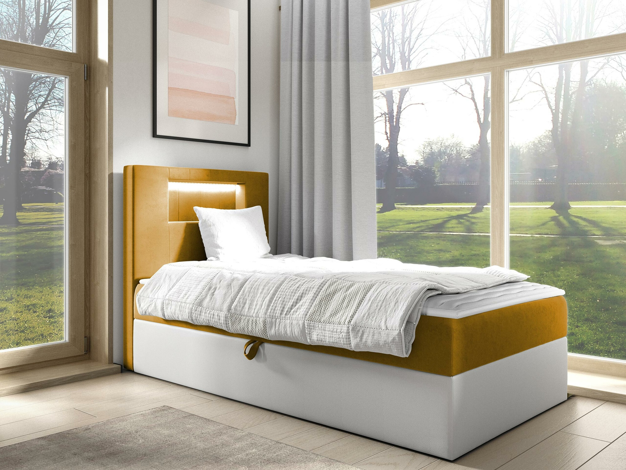Letto continentale Lucus V (Soft 017 + Fresh 37)