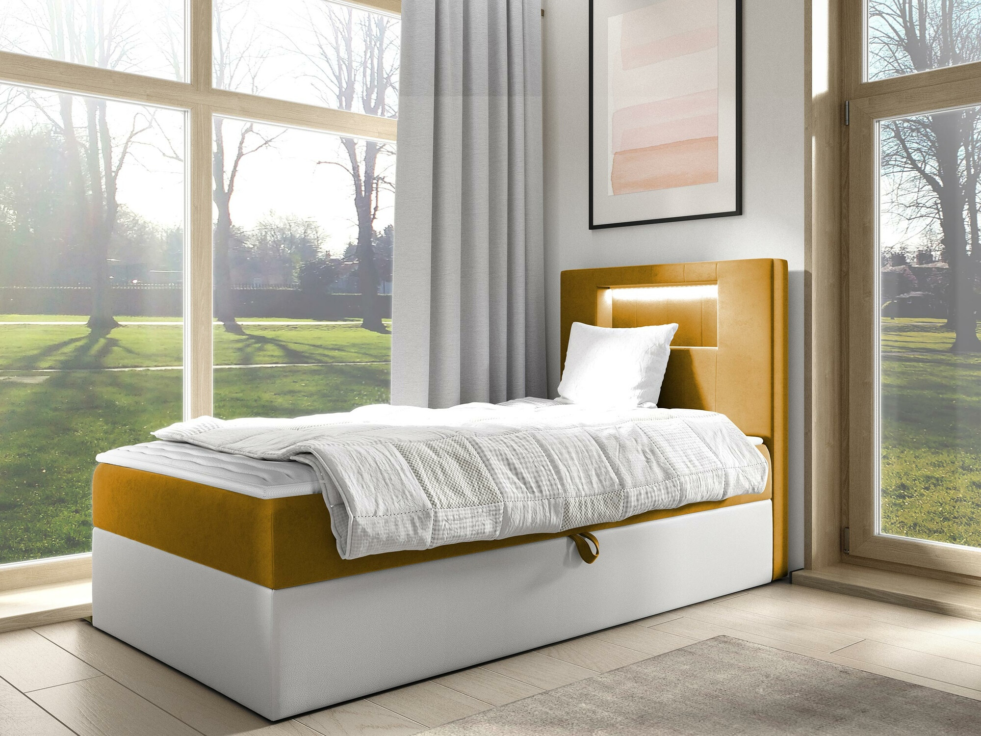 Letto continentale Lucus V (Soft 017 + Fresh 37)
