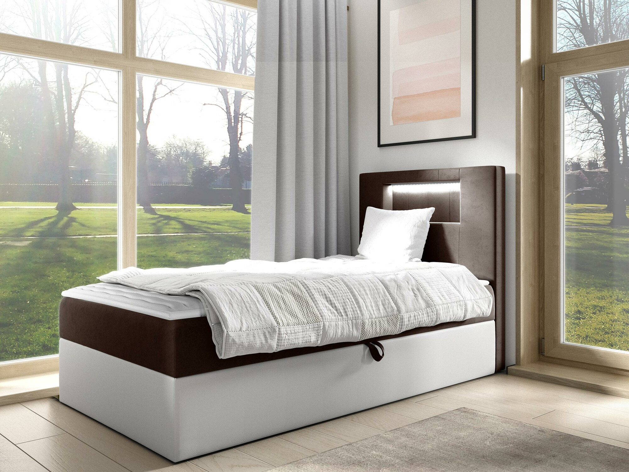 Letto continentale Lucus V (Soft 017 + Fresh 4)