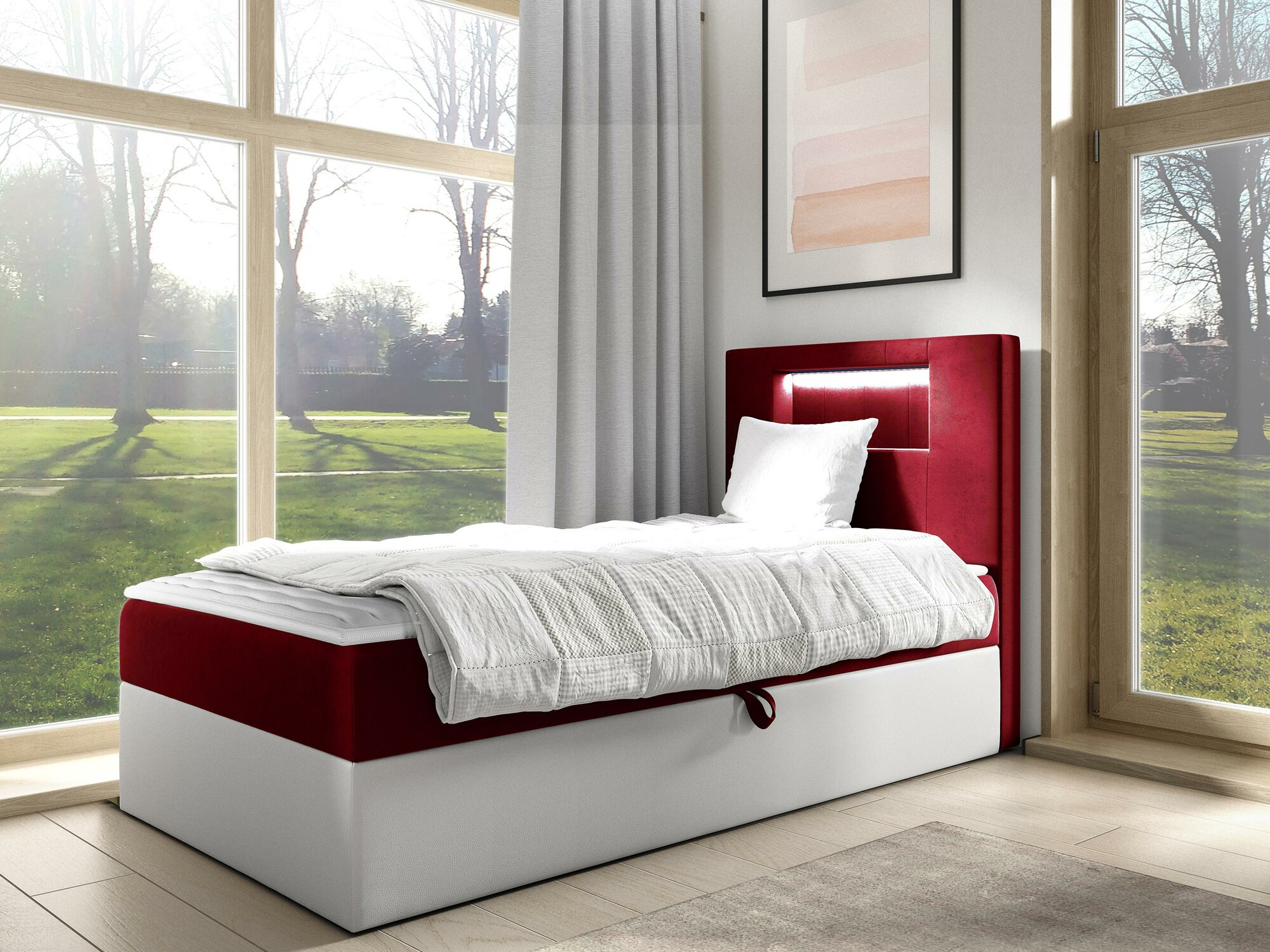 Letto continentale Lucus V (Soft 017 + Fresh 8)