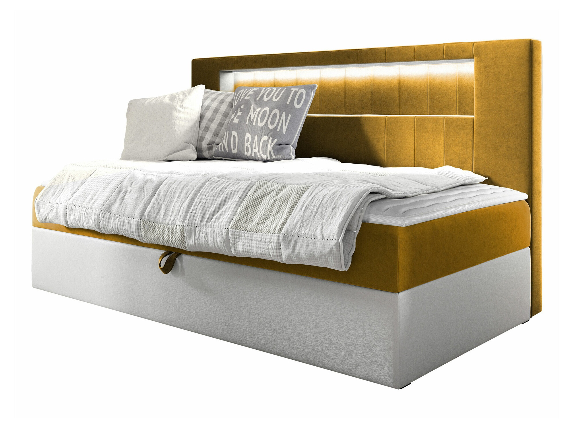 Letto continentale Lucus IV (Soft 017 + Fresh 37)