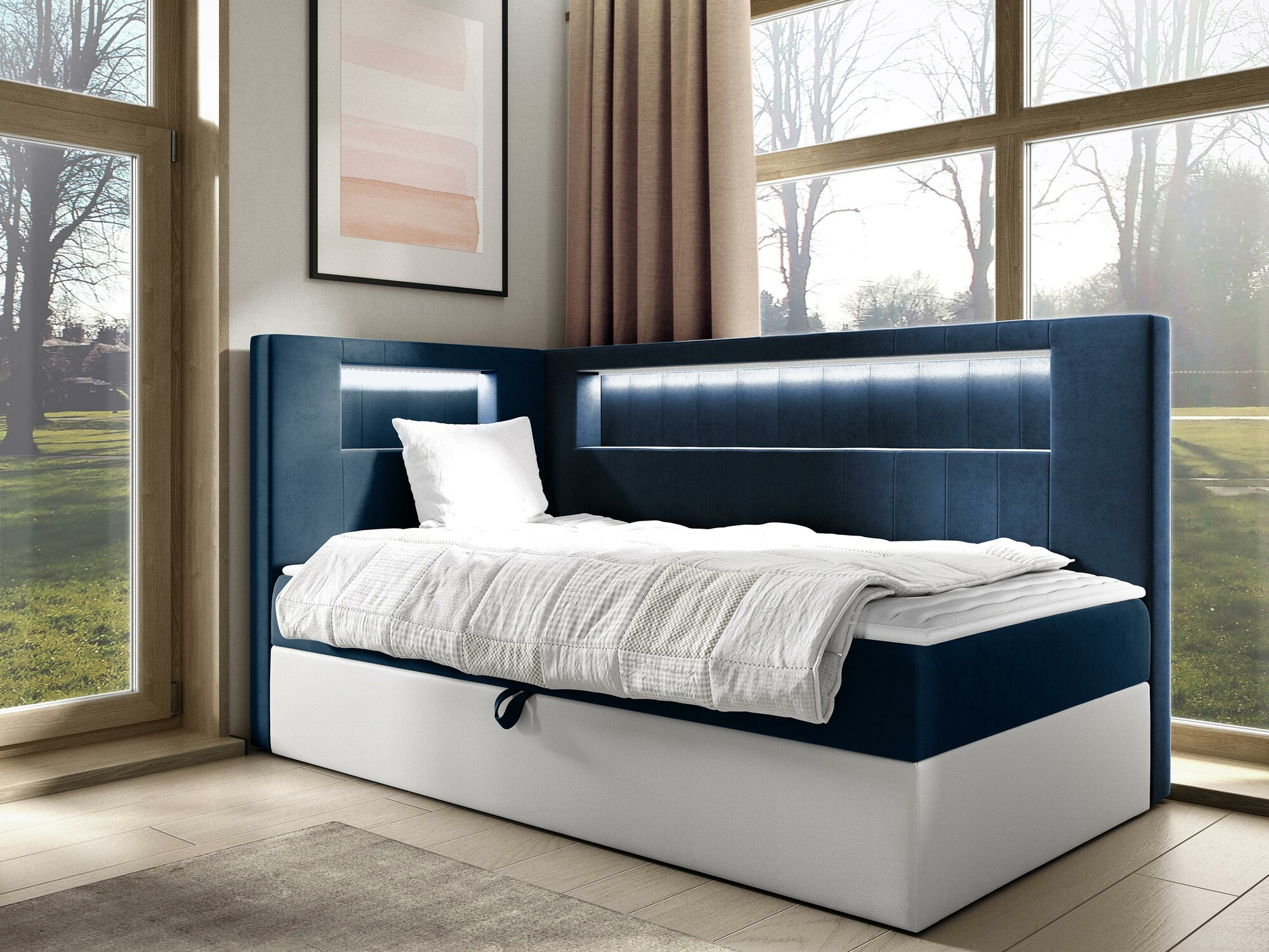 Letto continentale Lucus VIII (Soft 017 + Fresh 11)