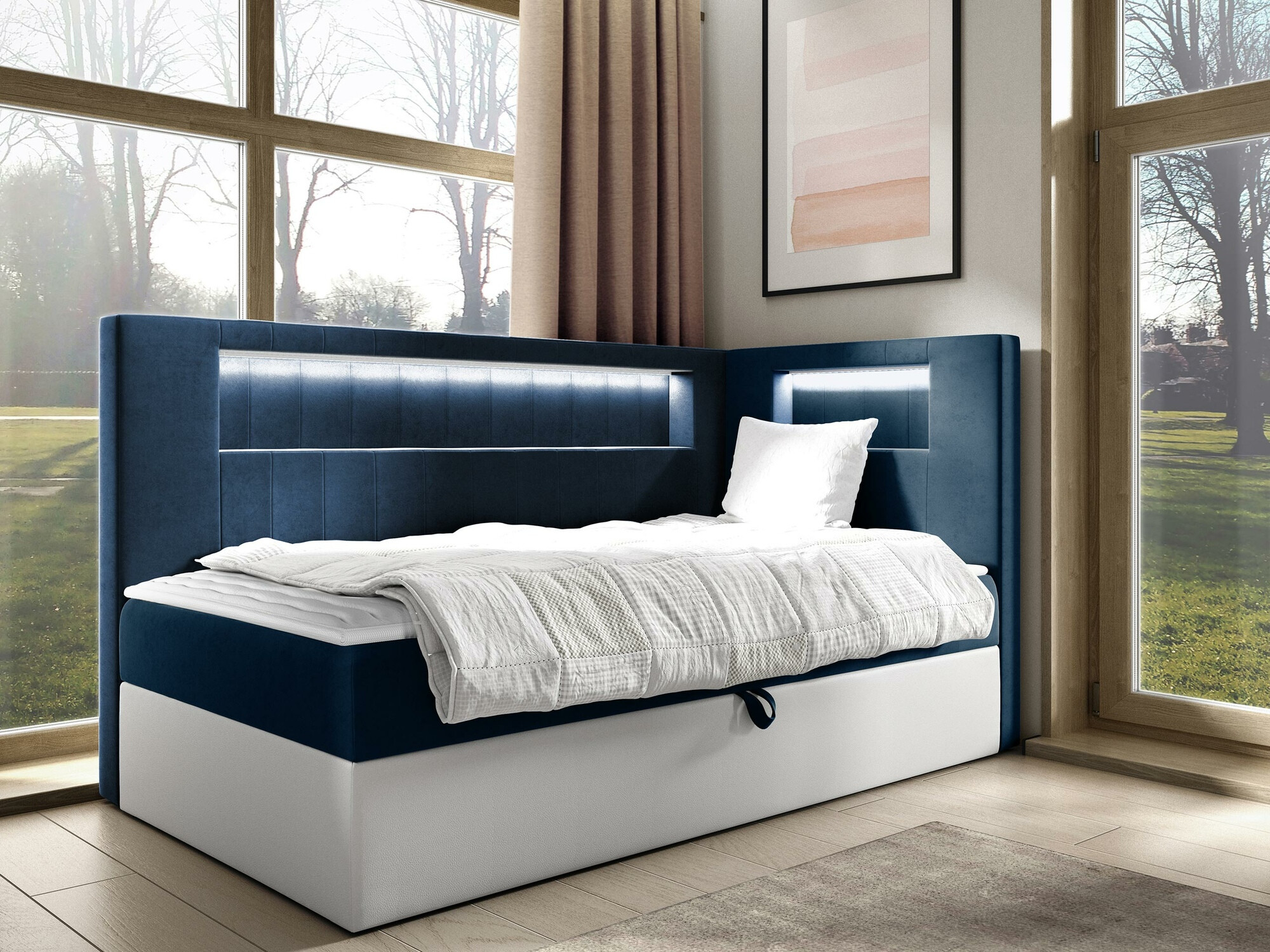 Letto continentale Lucus VIII (Soft 017 + Fresh 11)