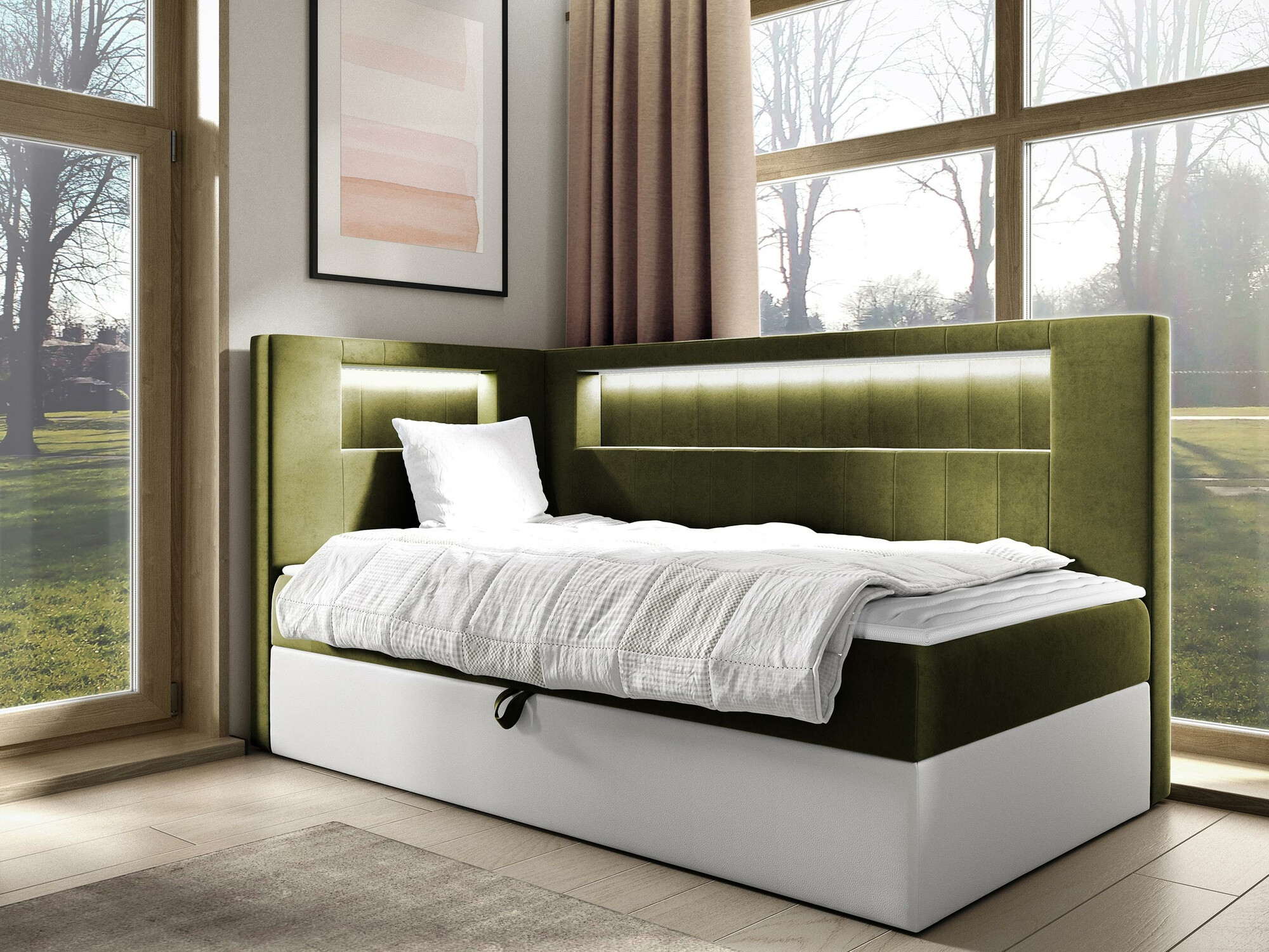 Letto continentale Lucus VIII (Soft 017 + Fresh 12)