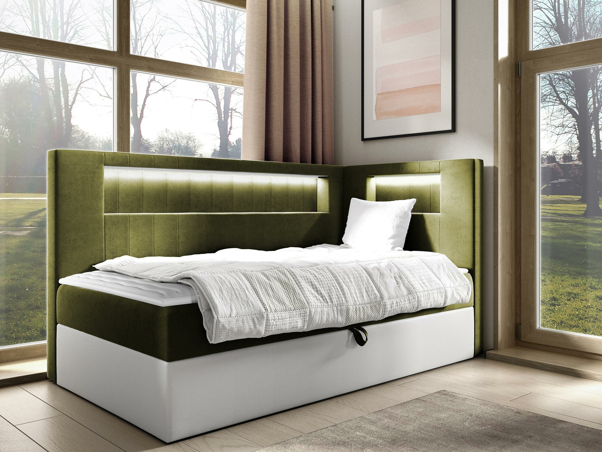 Letto continentale Lucus VIII (Soft 017 + Fresh 12)