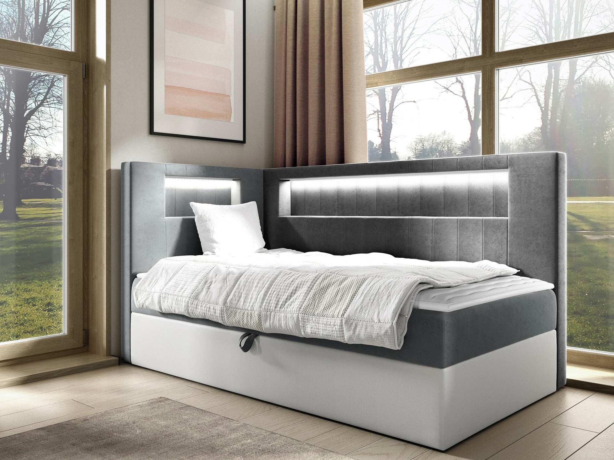 Letto continentale Lucus VIII (Soft 017 + Fresh 14)