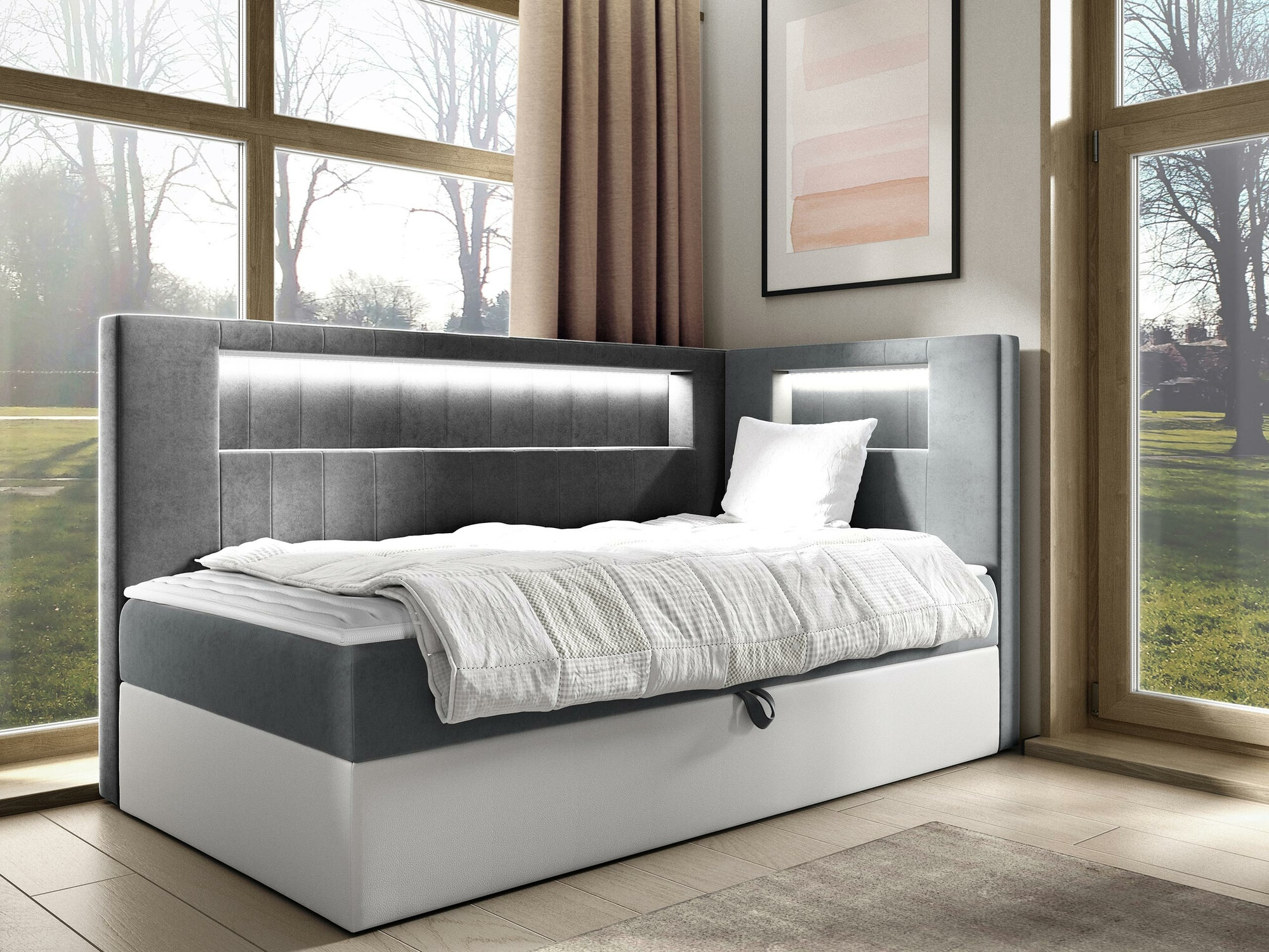 Letto continentale Lucus VIII (Soft 017 + Fresh 14)