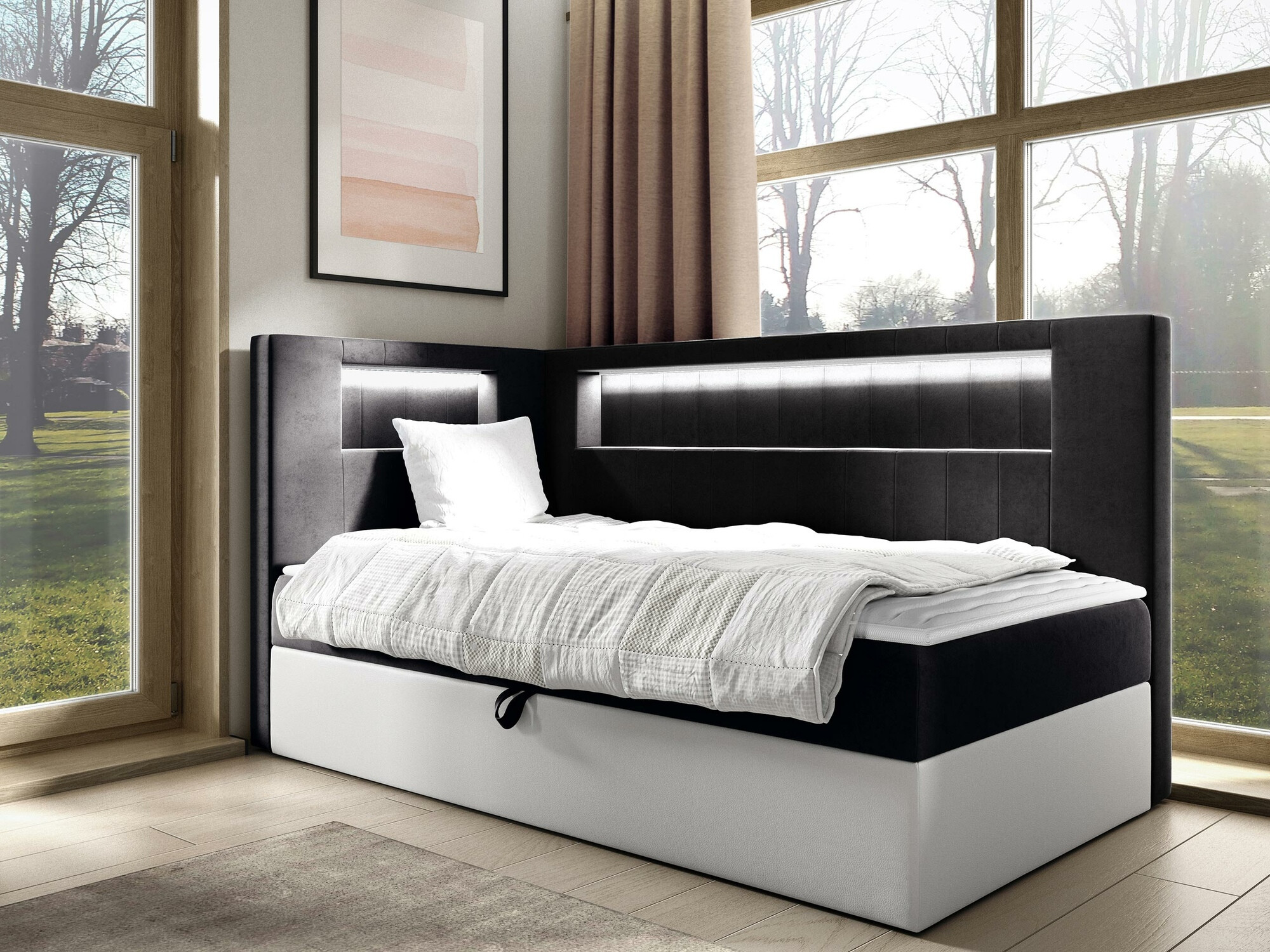 Letto continentale Lucus VIII (Soft 017 + Fresh 17)
