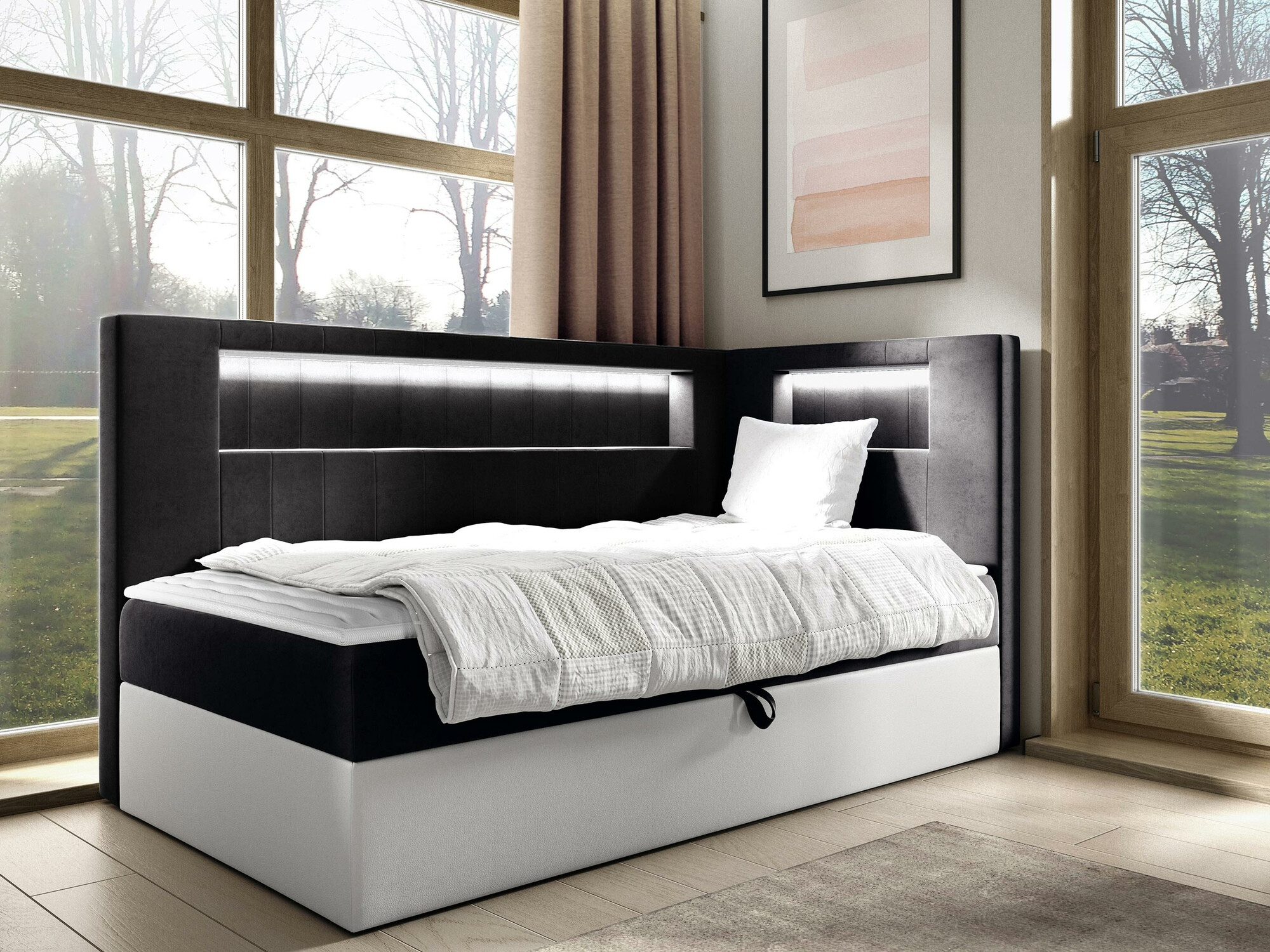 Letto continentale Lucus VIII (Soft 017 + Fresh 17)