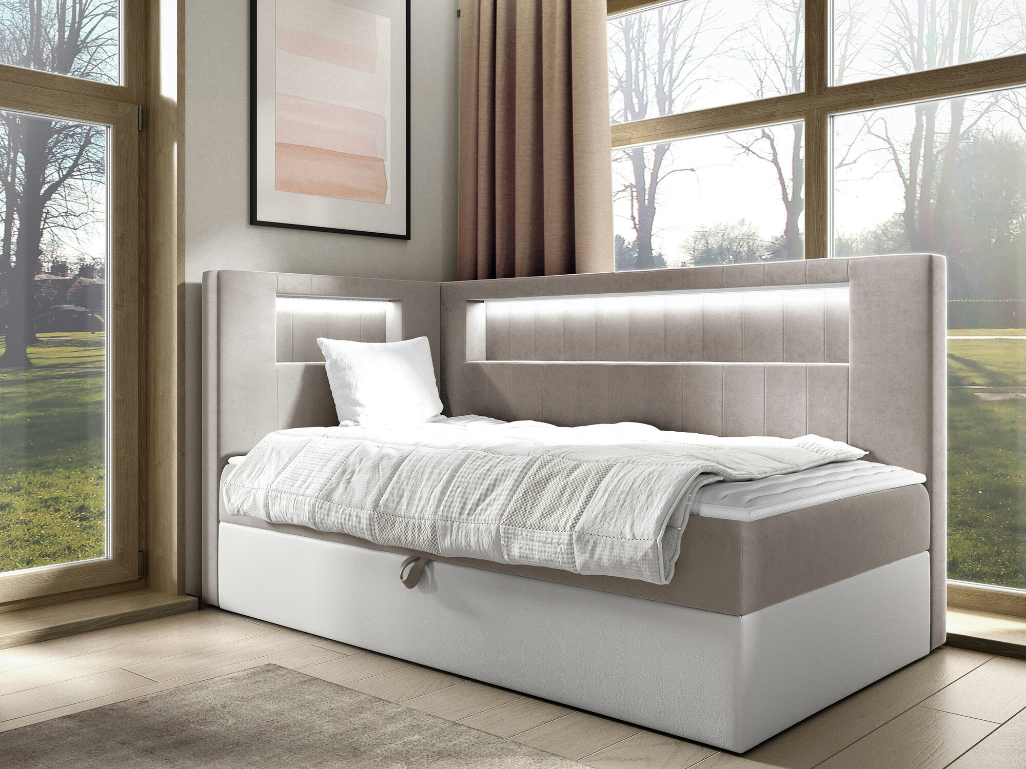Letto continentale Lucus VIII (Soft 017 + Fresh 1)