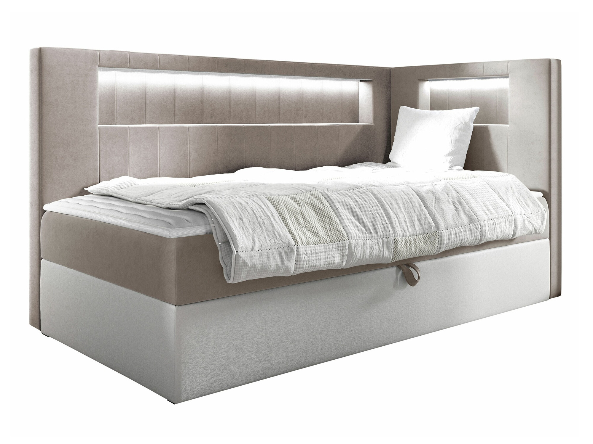 Letto continentale Lucus VIII (Soft 017 + Fresh 1)