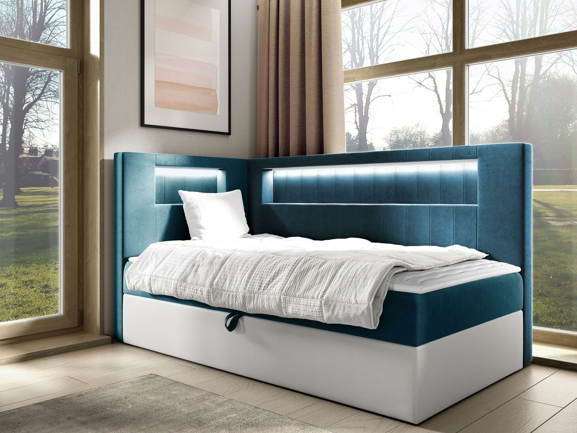 Letto continentale Lucus VIII (Soft 017 + Fresh 34)