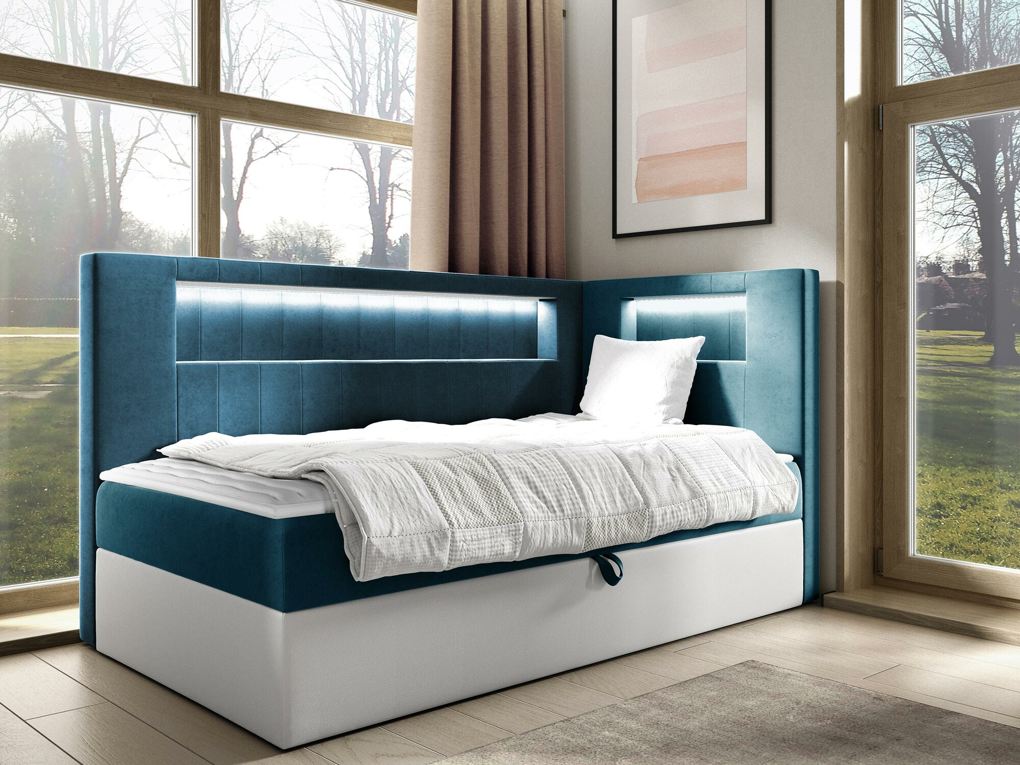 Letto continentale Lucus VIII (Soft 017 + Fresh 34)
