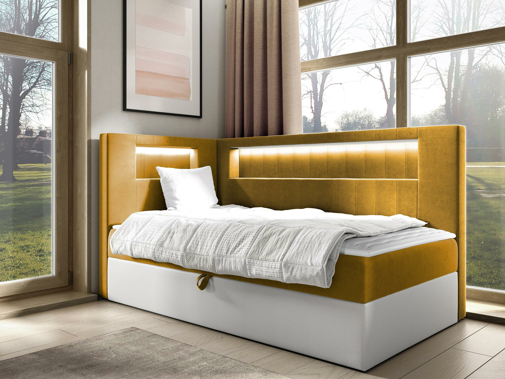 Letto continentale Lucus VIII (Soft 017 + Fresh 37)