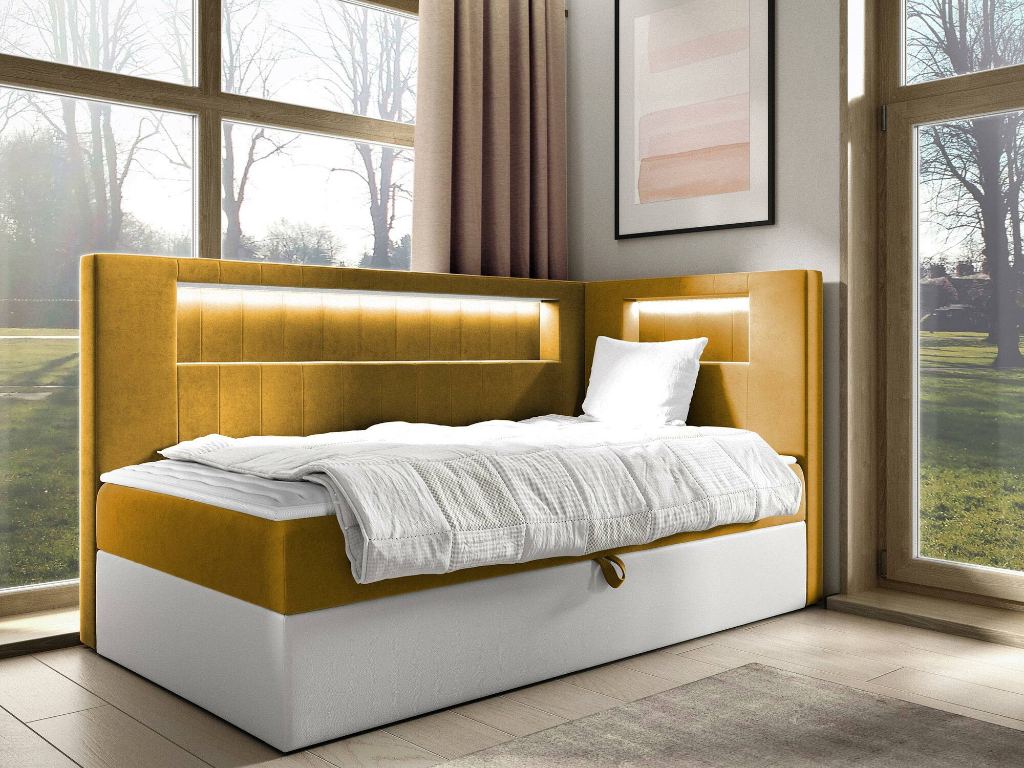 Letto continentale Lucus VIII (Soft 017 + Fresh 37)