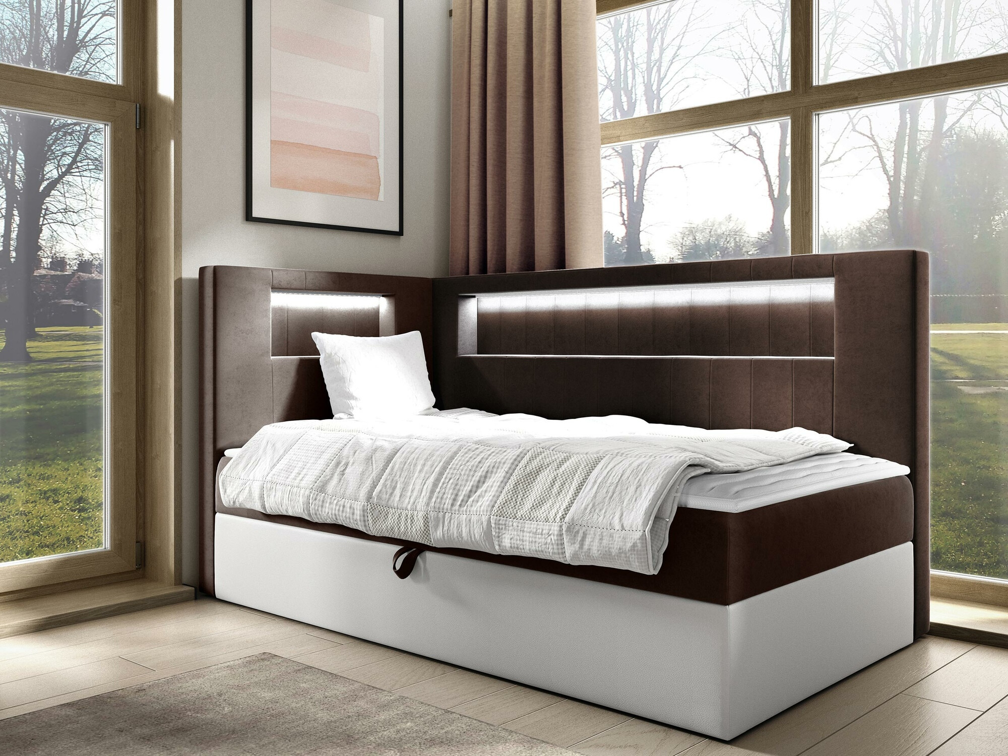 Letto continentale Lucus VIII (Soft 017 + Fresh 4)