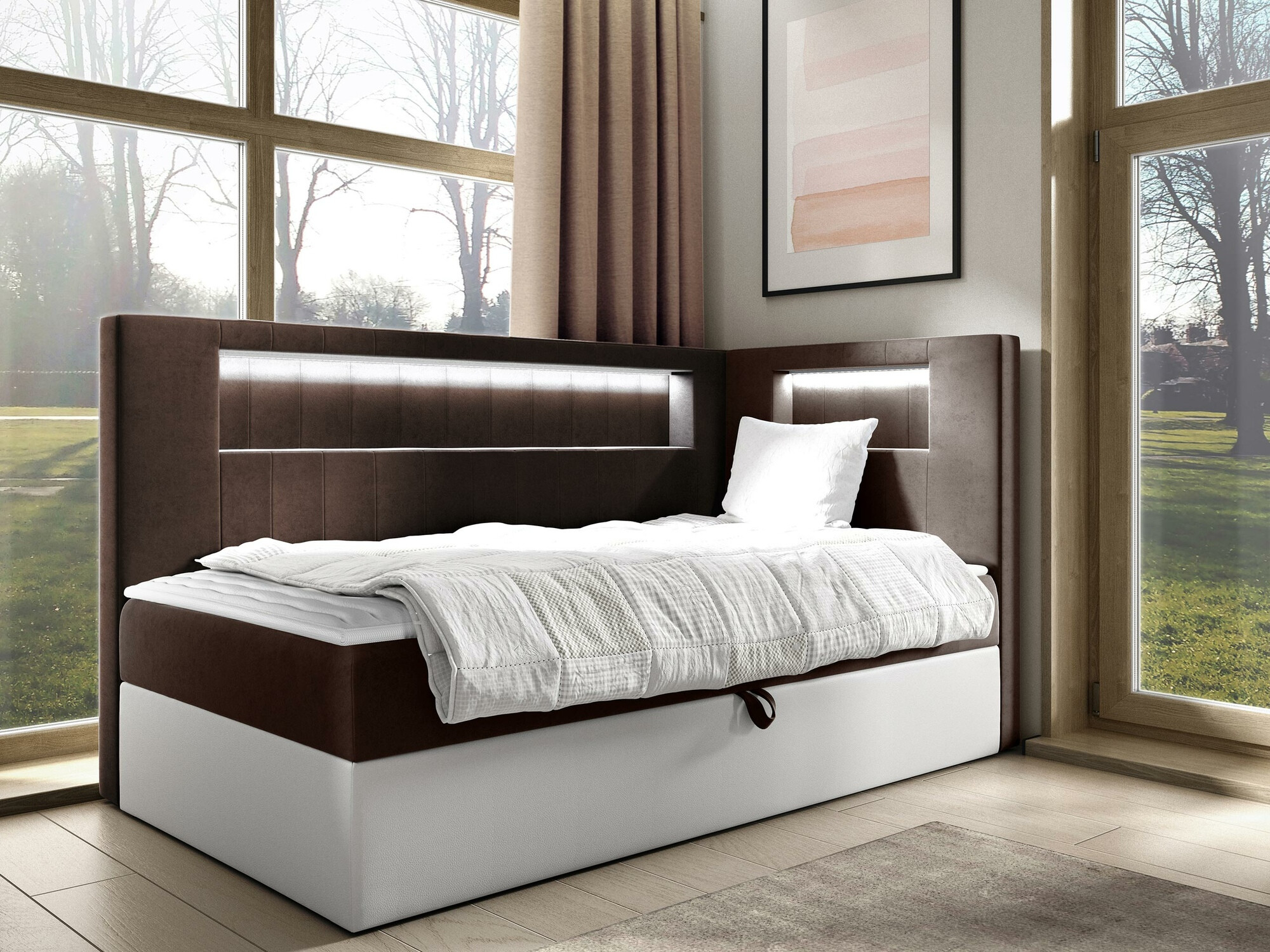 Letto continentale Lucus VIII (Soft 017 + Fresh 4)