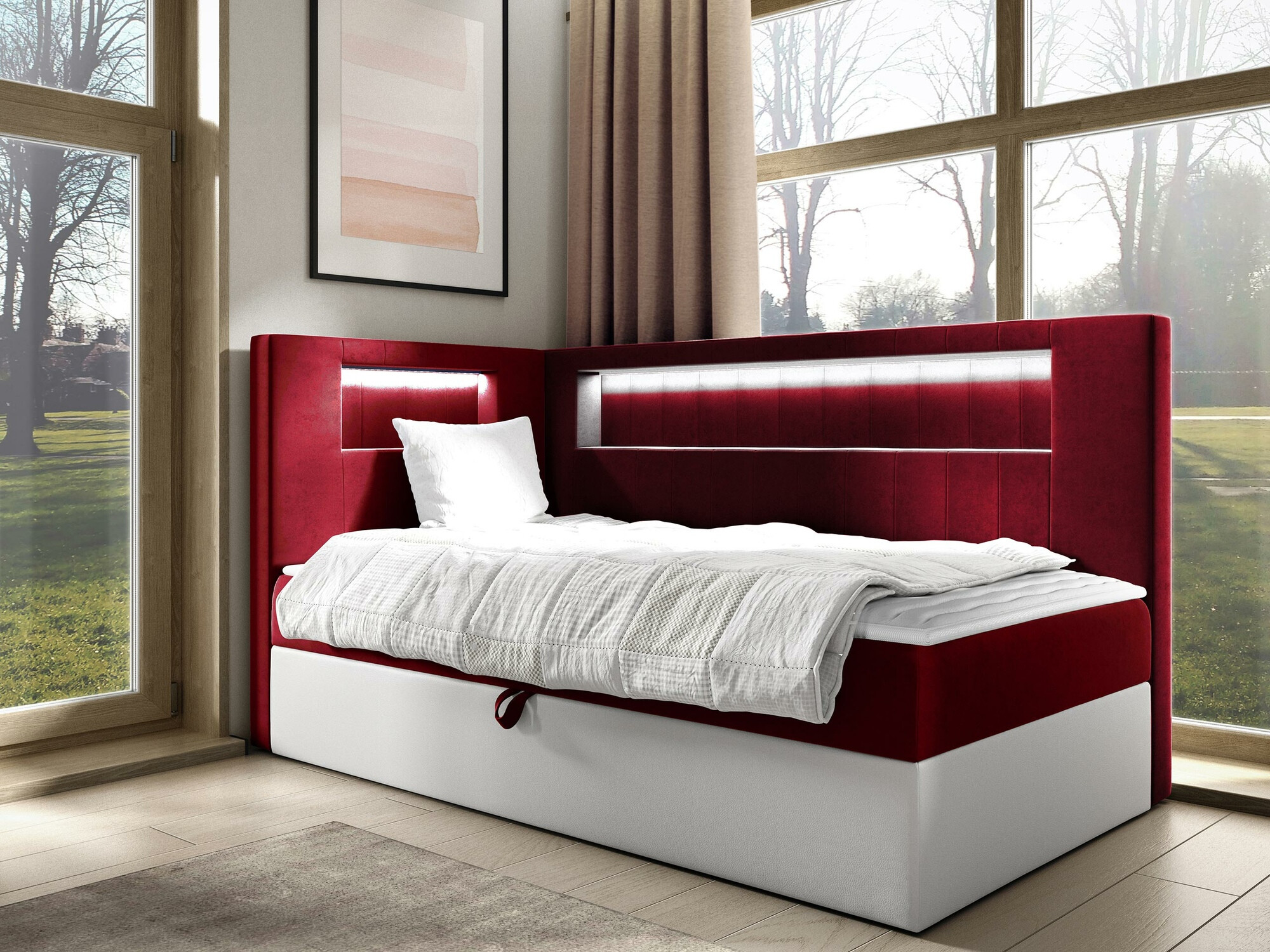 Letto continentale Lucus VIII (Soft 017 + Fresh 8)