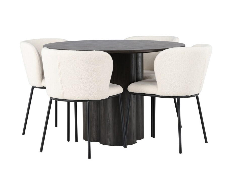 Set sala da pranzo Dallas 4356 (Noce scuro)
