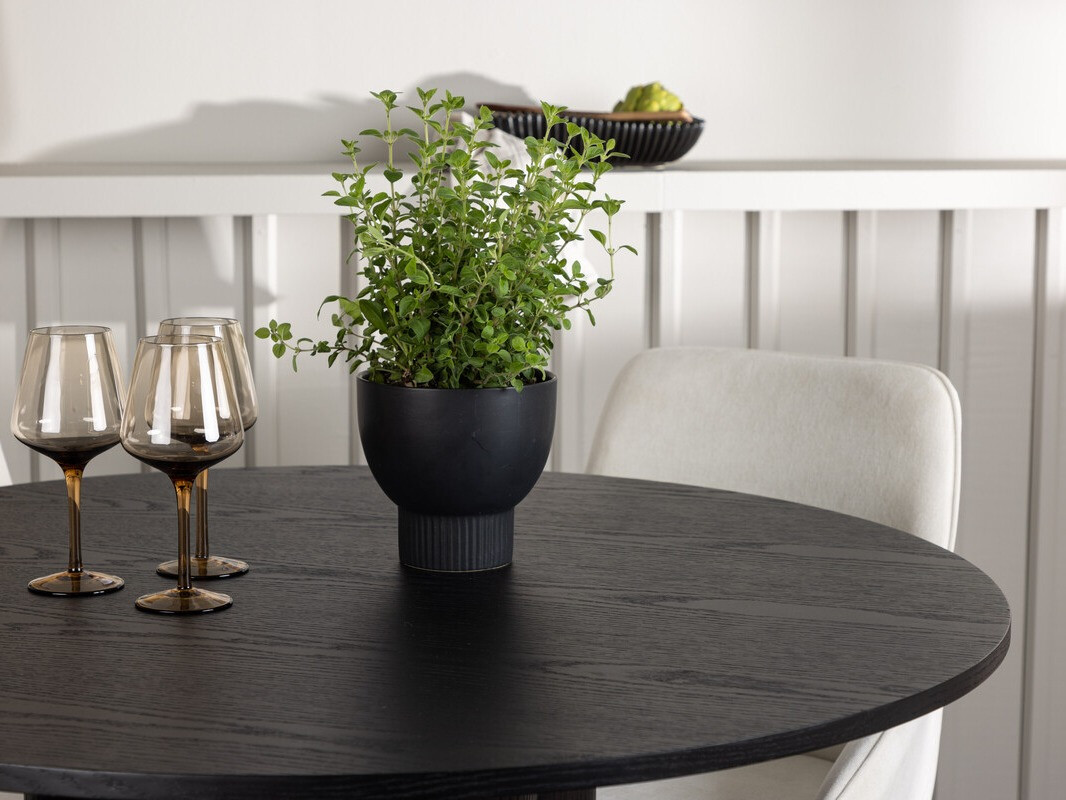 Set sala da pranzo Dallas 5008 (Nero)