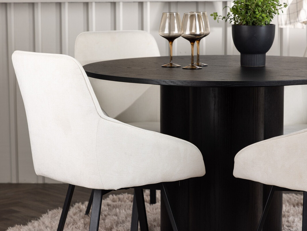 Set sala da pranzo Dallas 5008 (Nero)