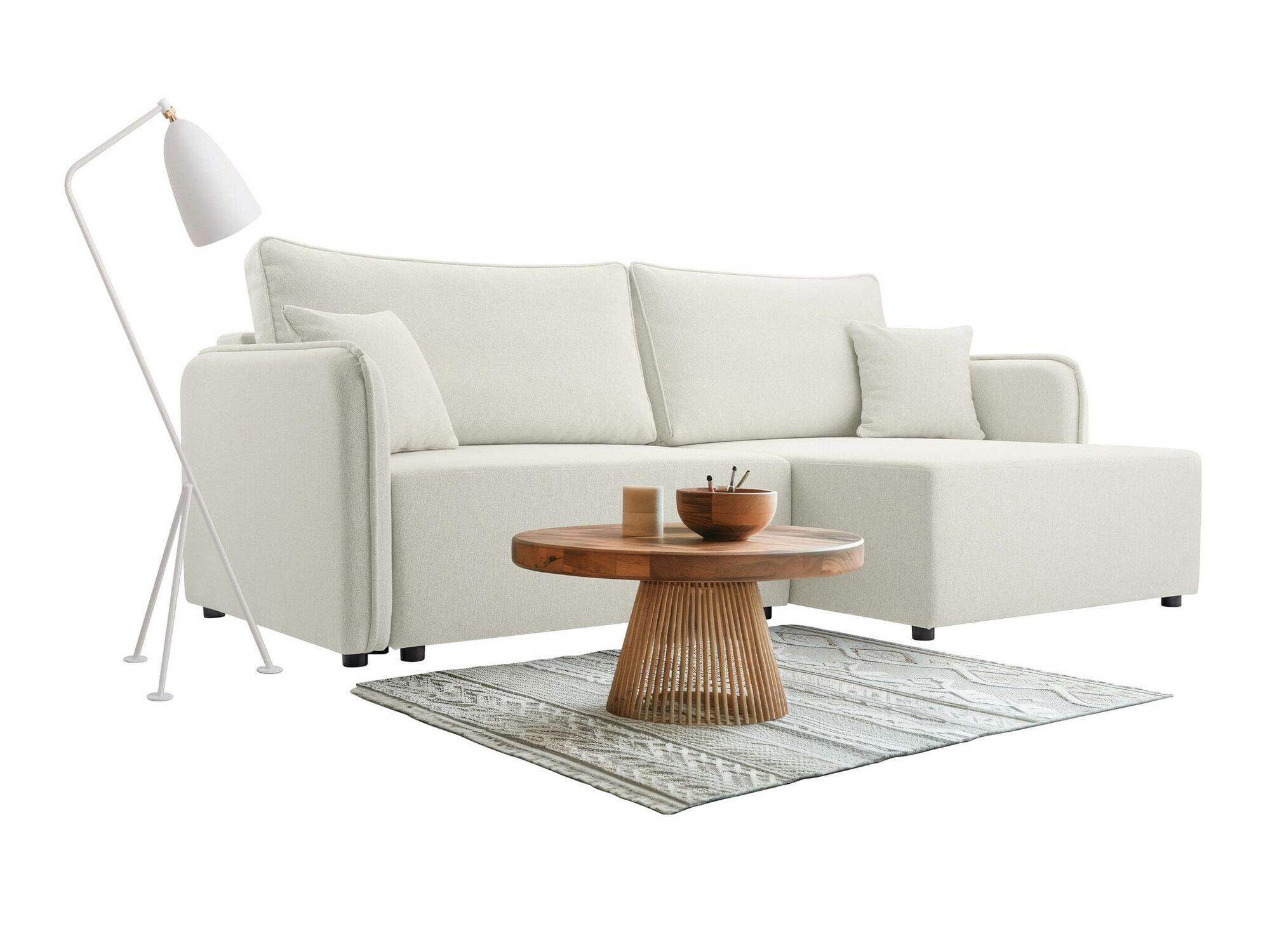 Divano angolare TrendyNest Turtura (Velo 621)