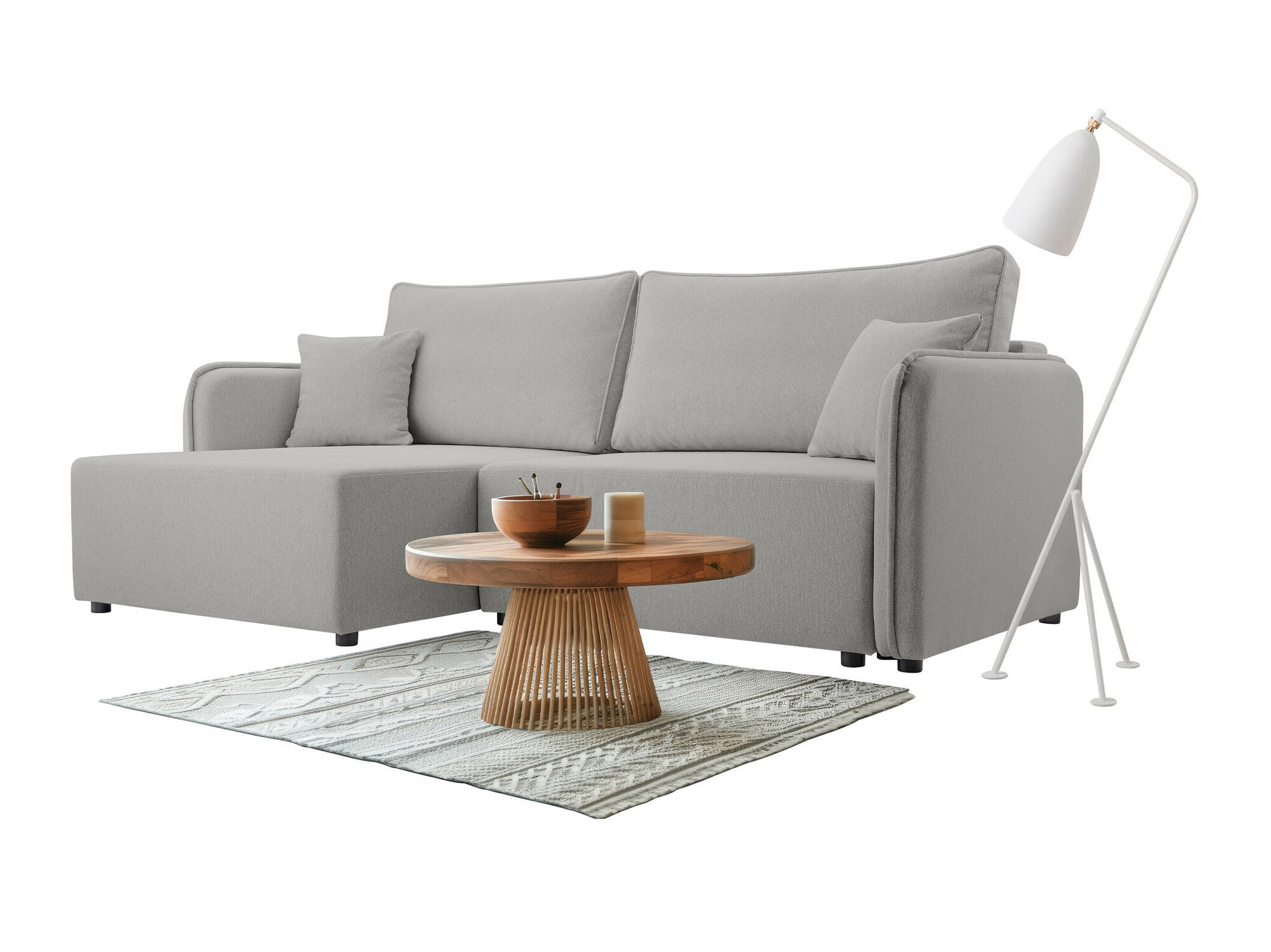 Divano angolare TrendyNest Turtura (Velo 633)