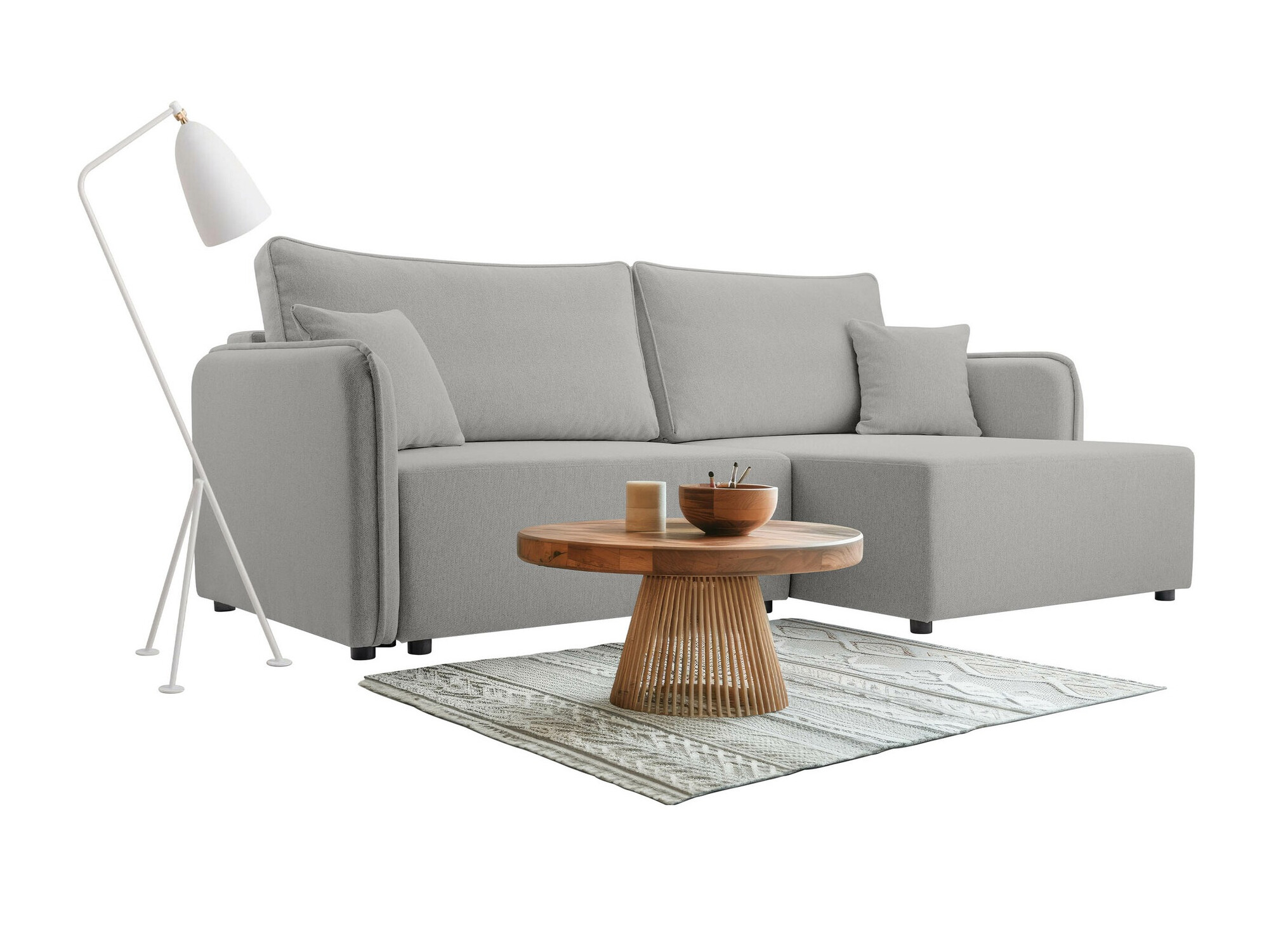 Divano angolare TrendyNest Turtura (Velo 633)