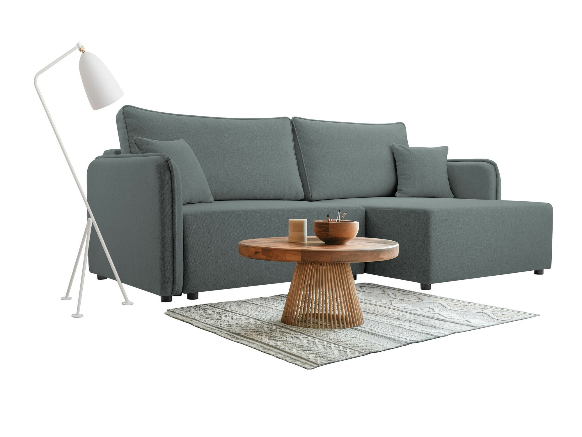 Divano angolare TrendyNest Turtura (Velo 635)