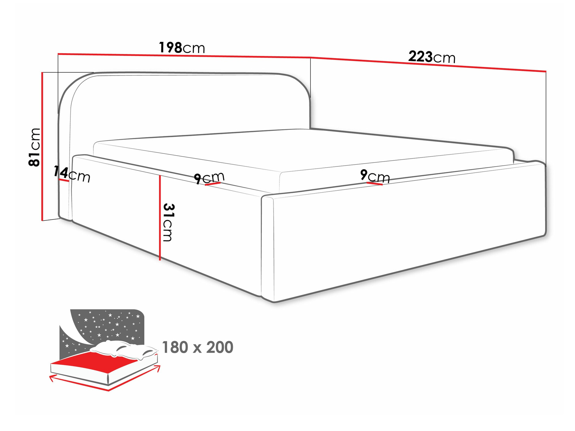 Letto Comfivo Inventio (Abriamo 03)