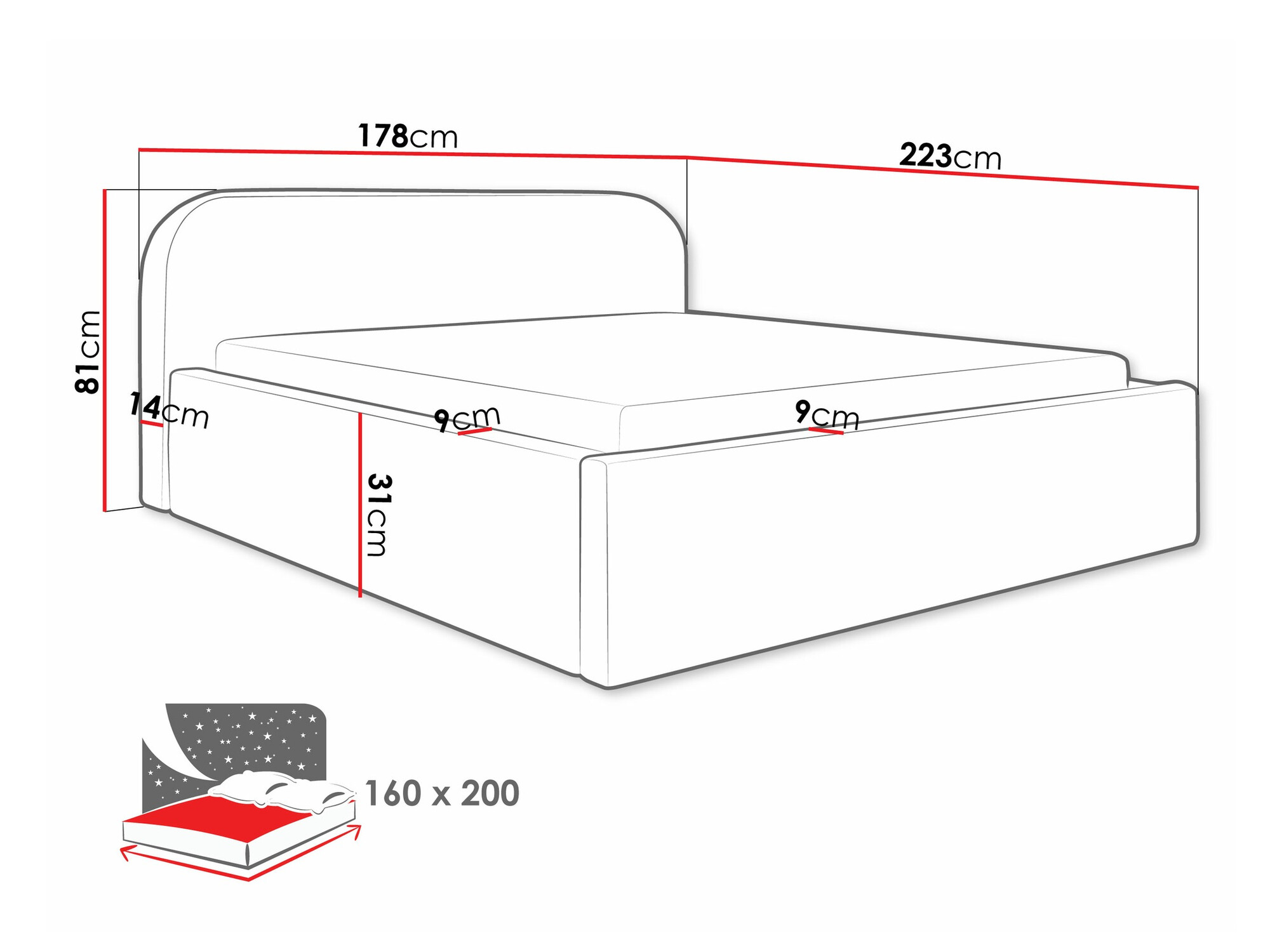 Letto Comfivo Inventio (Abriamo 07)