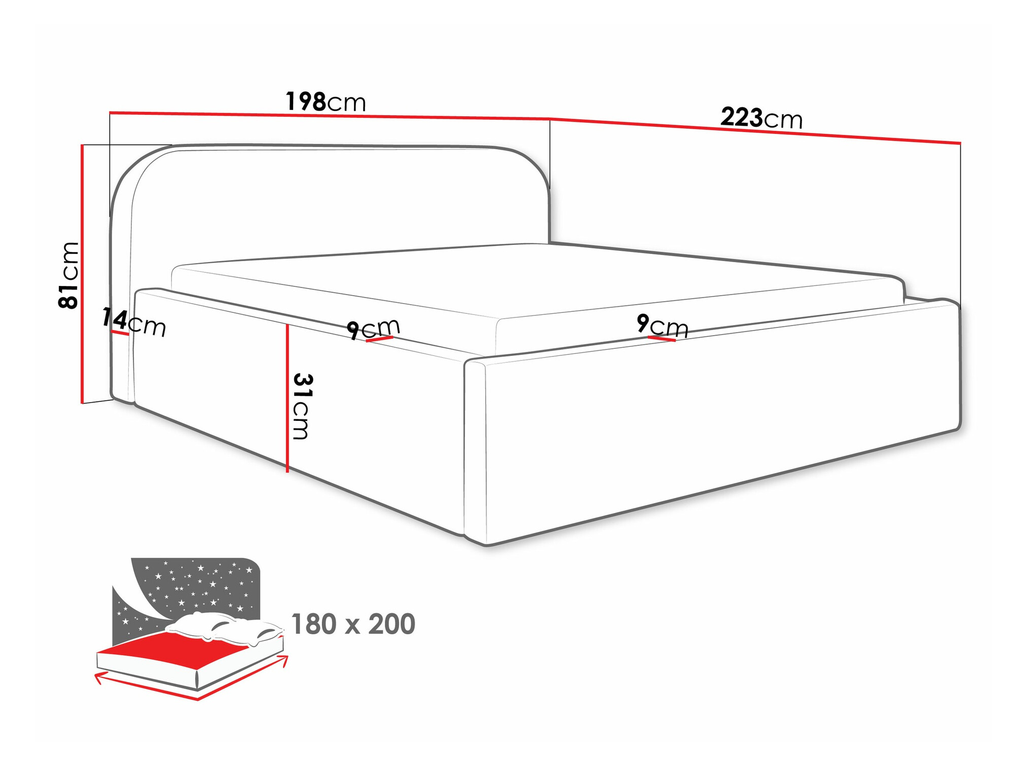 Letto Comfivo Inventio (Abriamo 07)