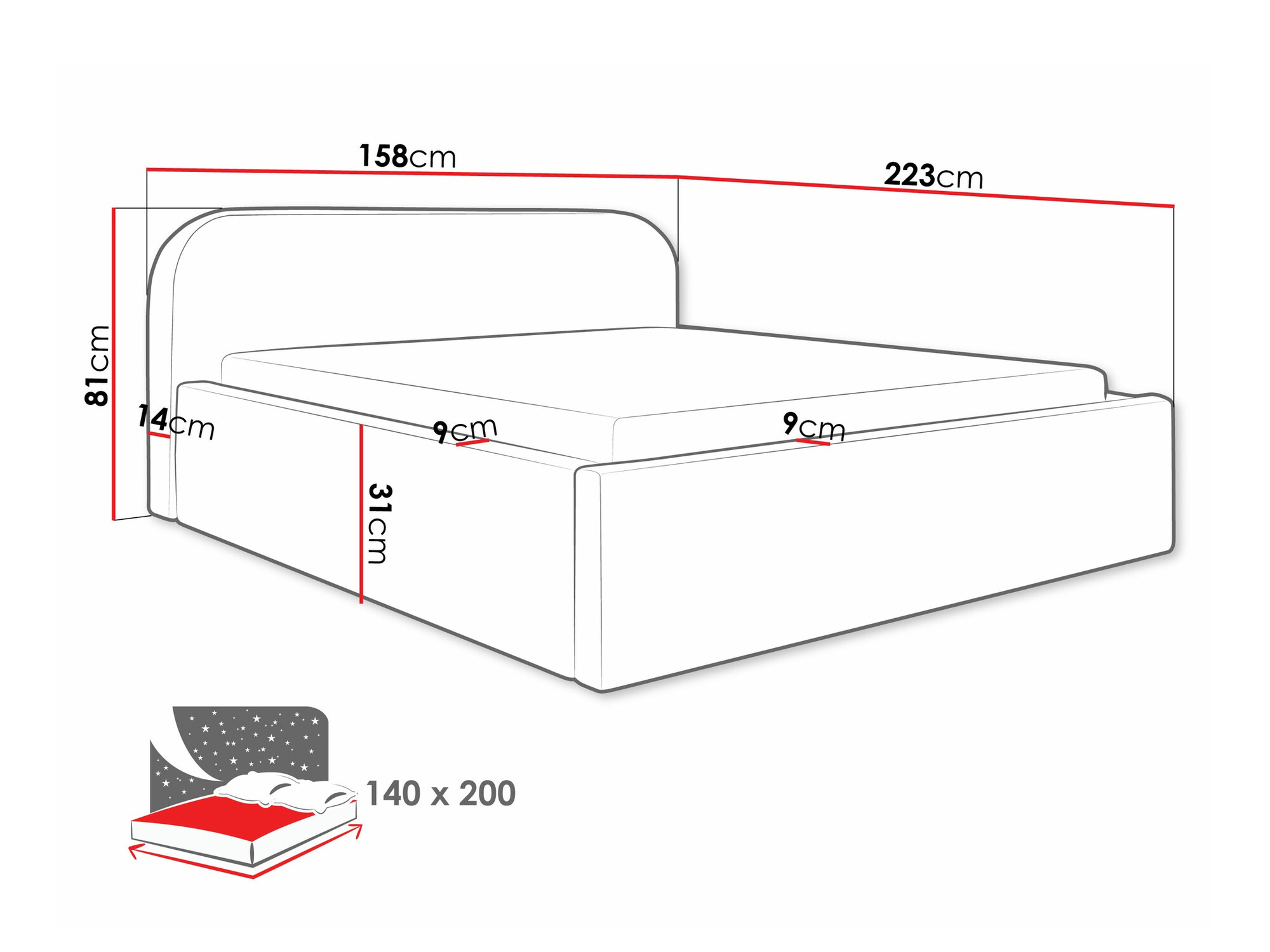 Letto Comfivo Inventio (Abriamo 11)