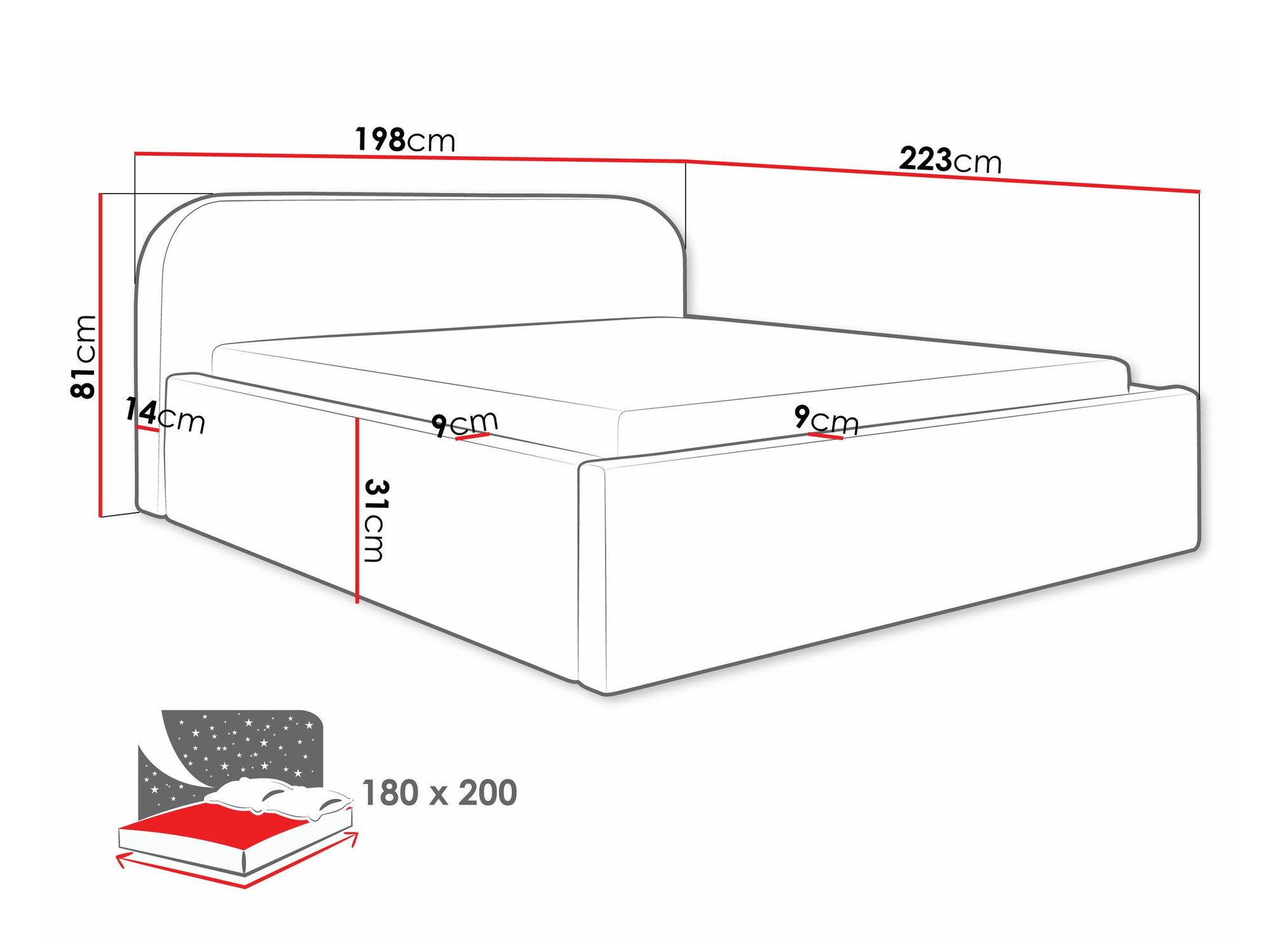 Letto Comfivo Inventio (Abriamo 14)