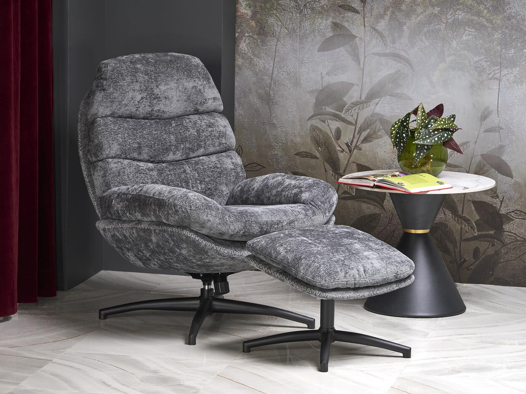 Poltrona Houston 1883 (Grigio)