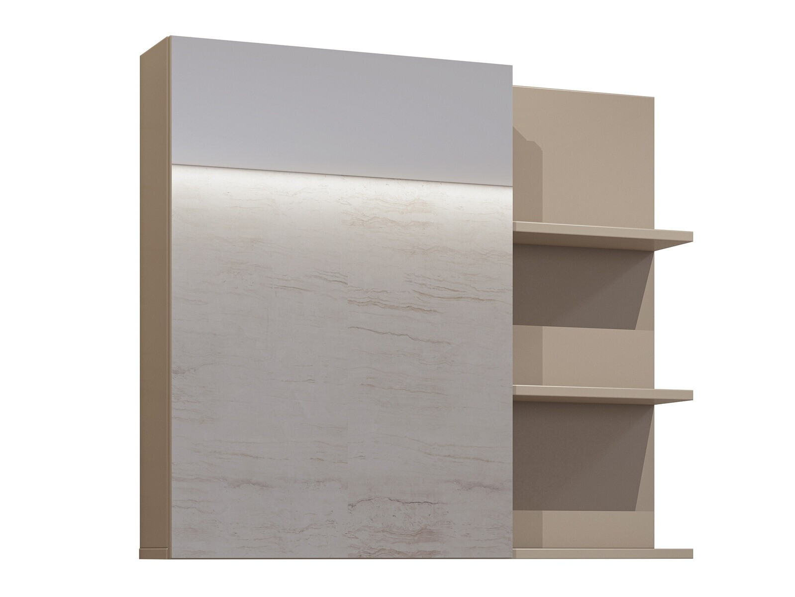 Armadietto a specchio da bagno Tecavu 102 (Congo)