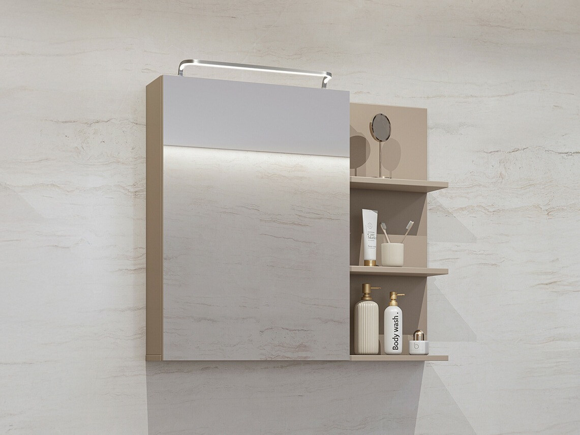 Armadietto a specchio da bagno Tecavu 102 (Congo)