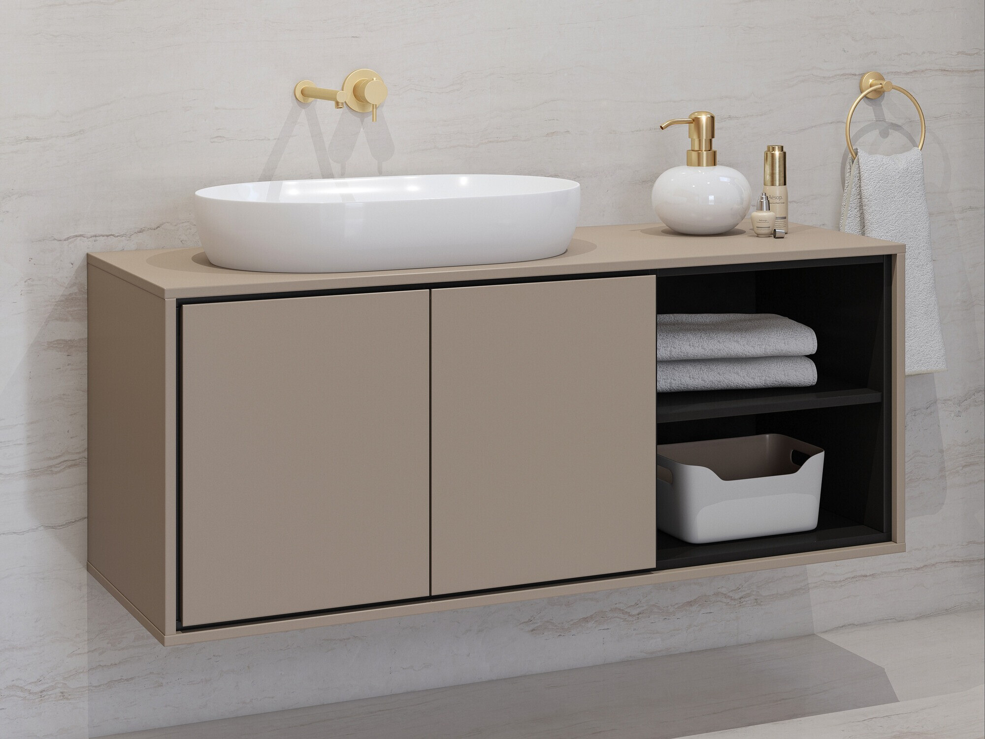 Mobiletto del bagno Tecavu 104 (Congo)