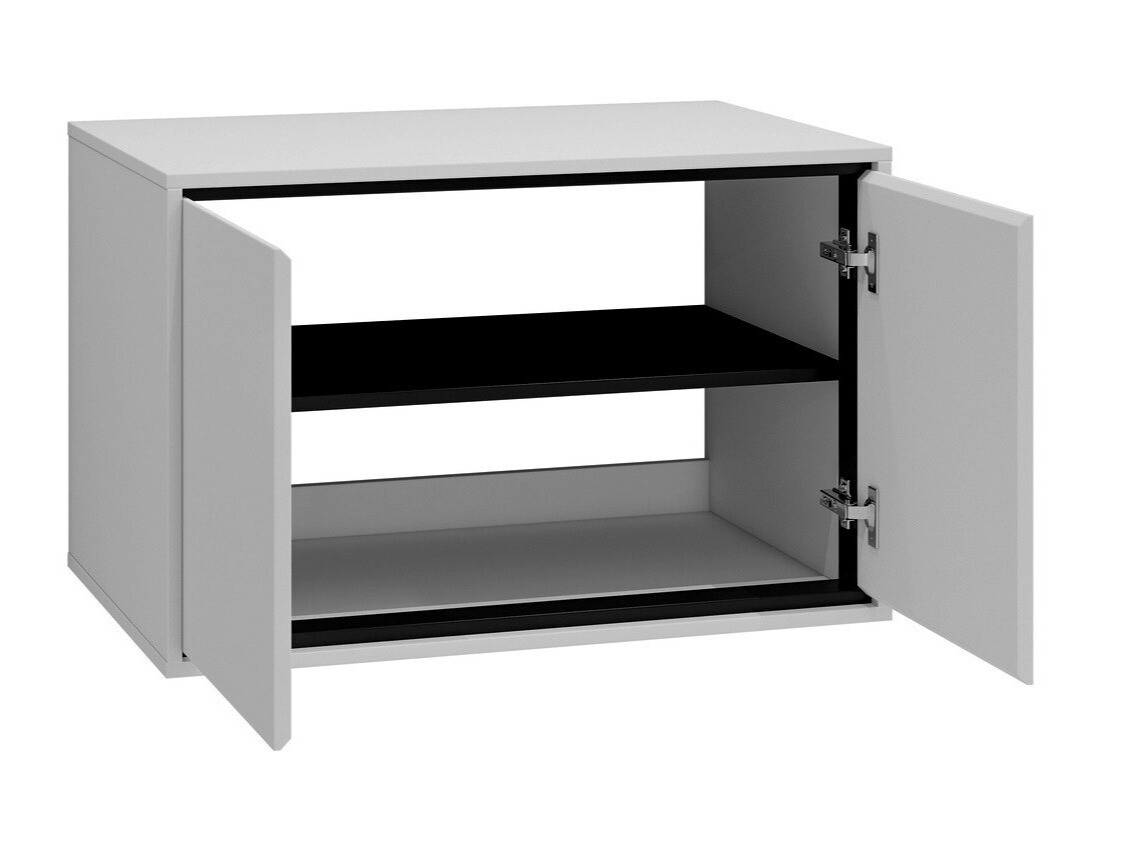 Set bagno Tecavu 105 (Bianco lucido + Bianco)