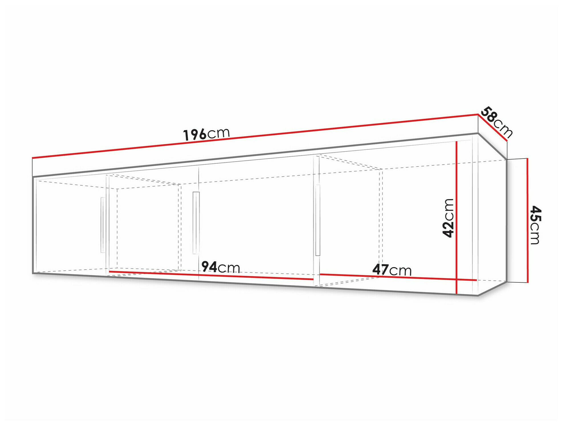 Armadio Collis II (Quercia di Wotan + Nero)