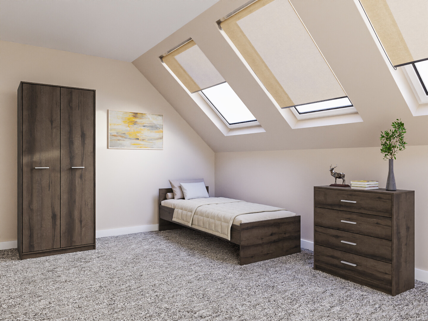 Cameretta Novsore 151 (Rovere moro)