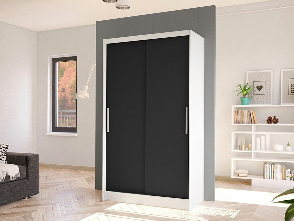 Armadio Closico Structor I (Bianco + Nero)