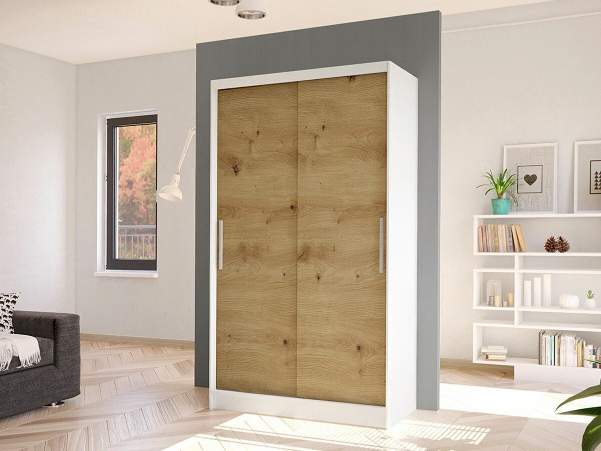 Armadio Closico Structor I (Bianco + Rovere Artisan)