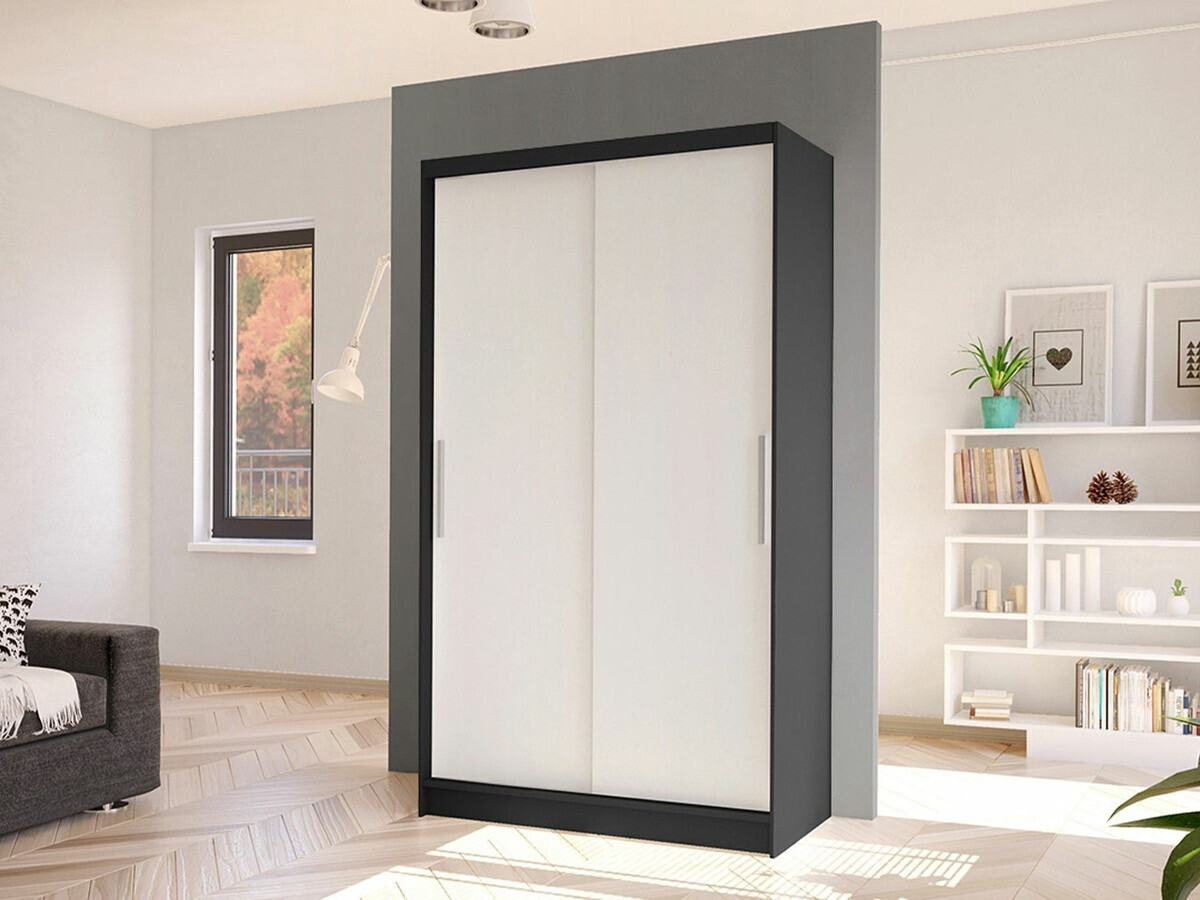 Armadio Closico Structor I (Nero + Bianco)