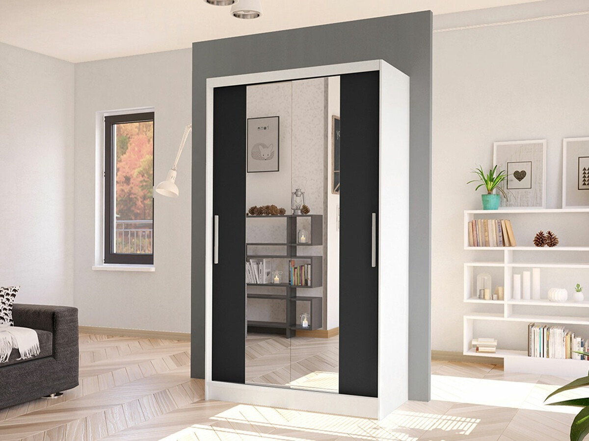 Armadio Closico Structor II (Bianco + Nero)